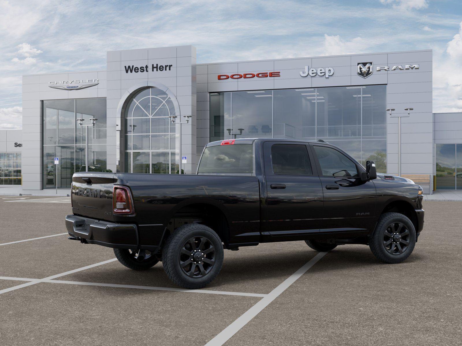 New 2026 Diamond Black Crystal Pearl-Co Ram RAM 3500 BIG HORN CREW CAB 4X4 image 4
