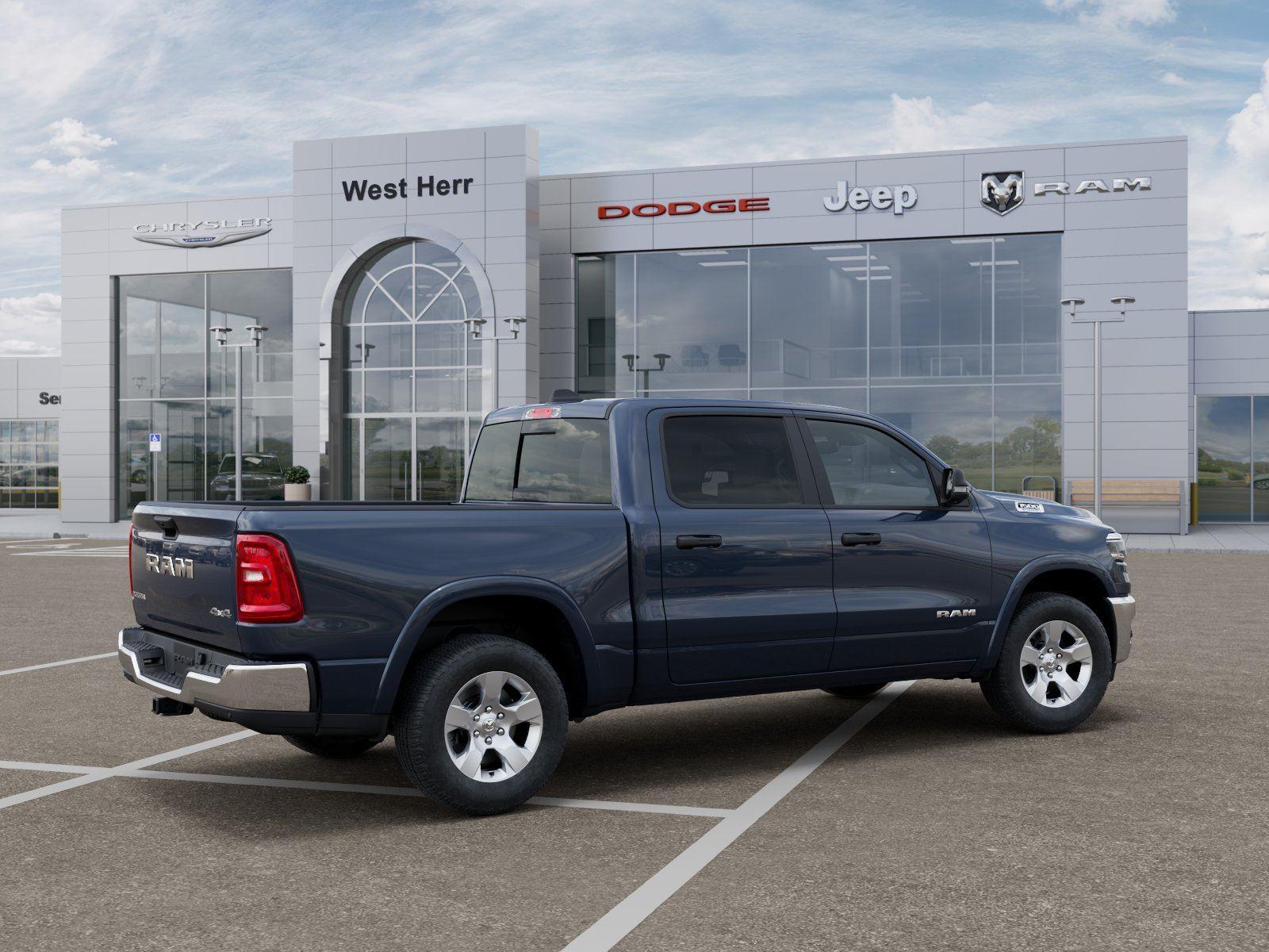 New 2026 Forged Blue Metallic Exterior Paint RAM RAM 1500 BIG HORN CREW CAB 4X4 image 4