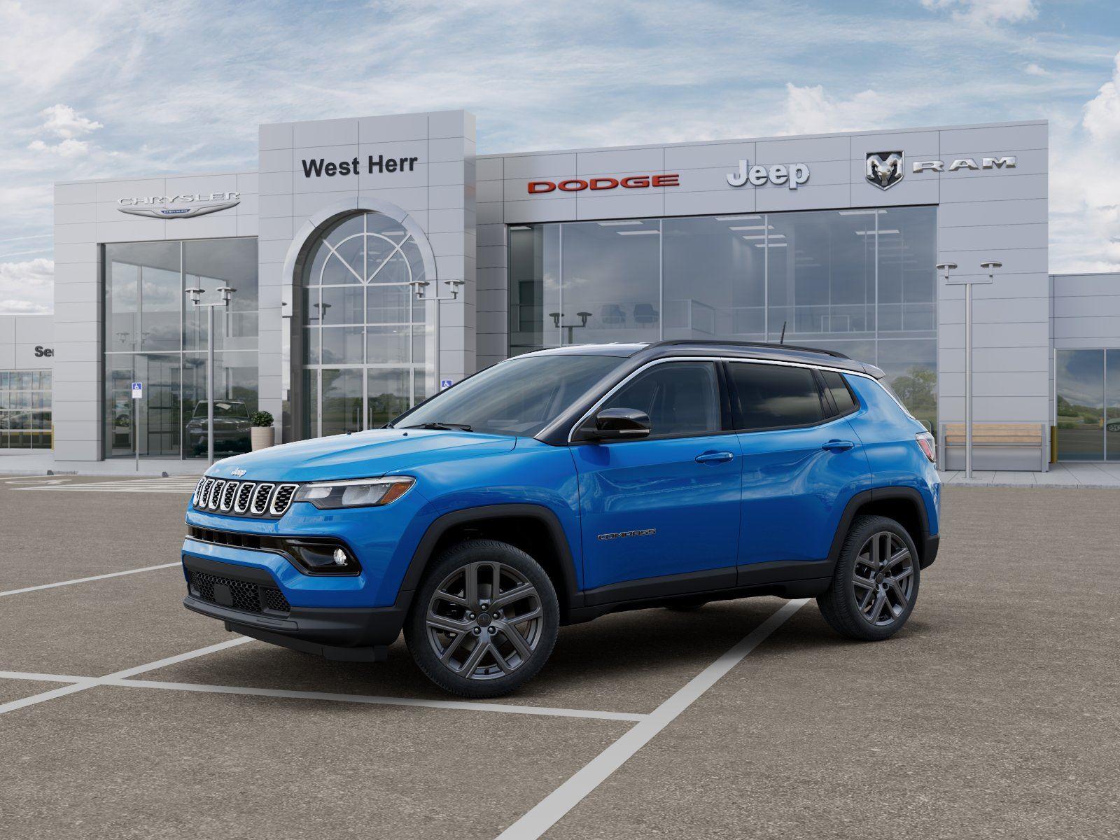 New 2026 Hydro Blue Pearl-Coat Exterior Jeep COMPASS LIMITED ALTITUDE 4X4 image 2