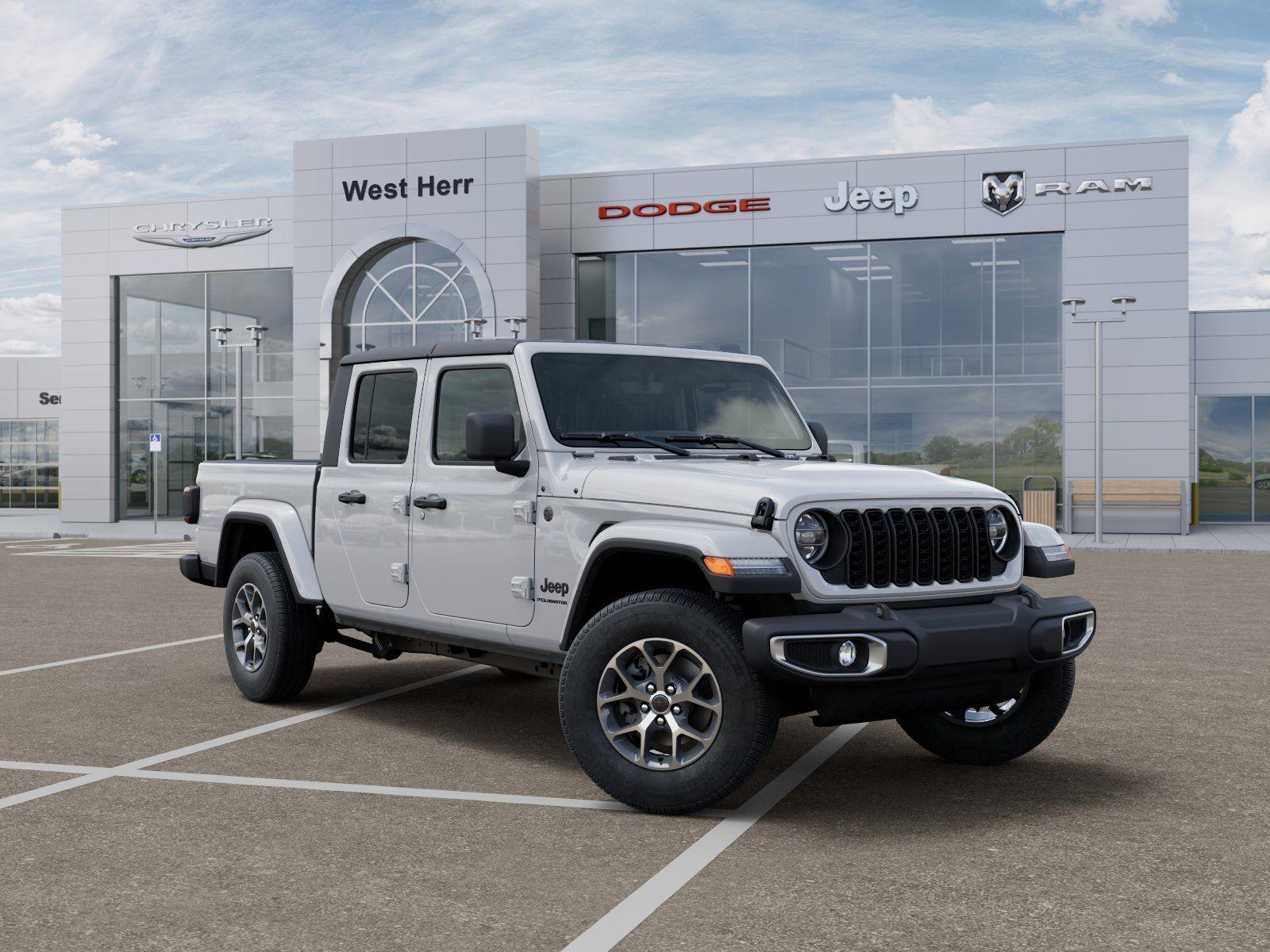 New 2026 Bright White Clear-Coat Exterior Paint Jeep Sport S image 5