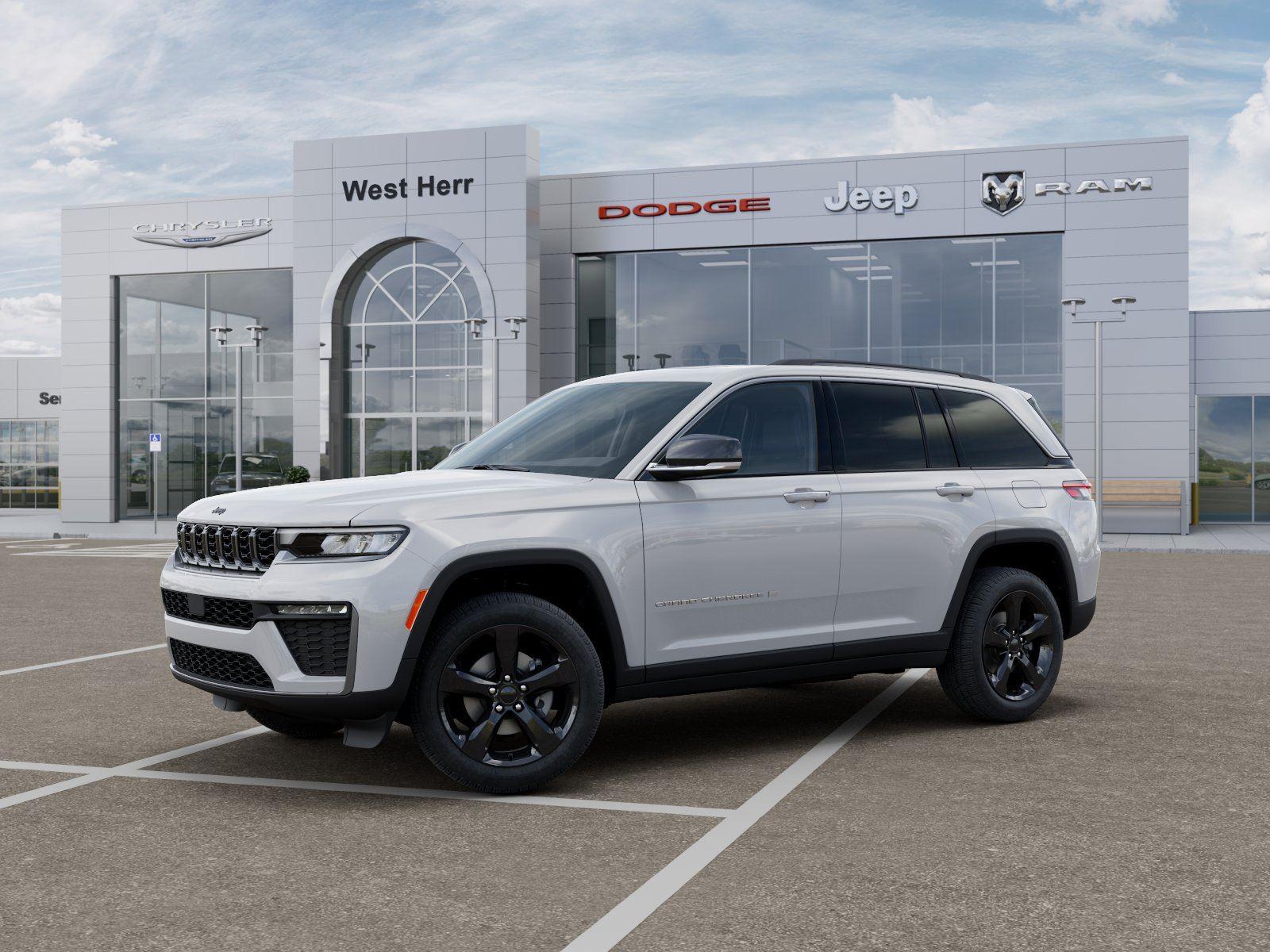New 2026 Bright White Clear-Coat Exterior Paint Jeep Limited image 2