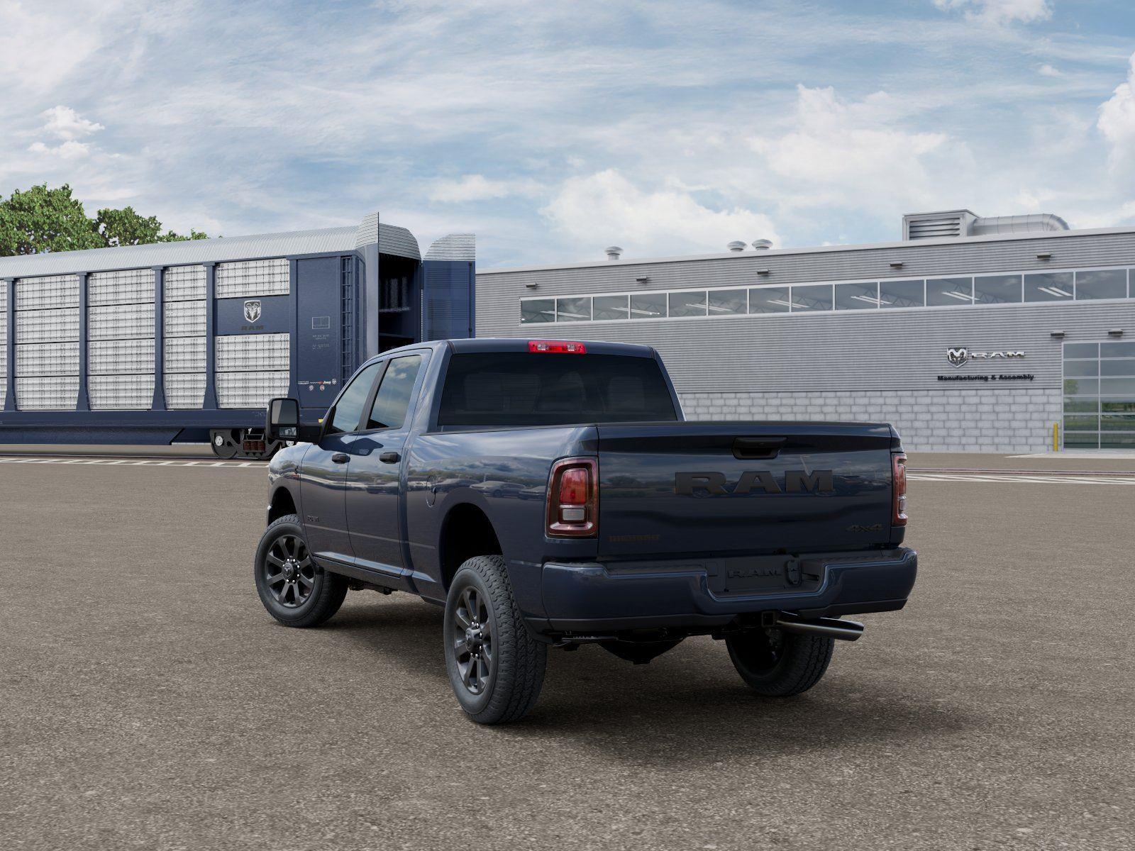 New 2026 Forged Blue Metallic Exterior Paint RAM Big Horn image 3