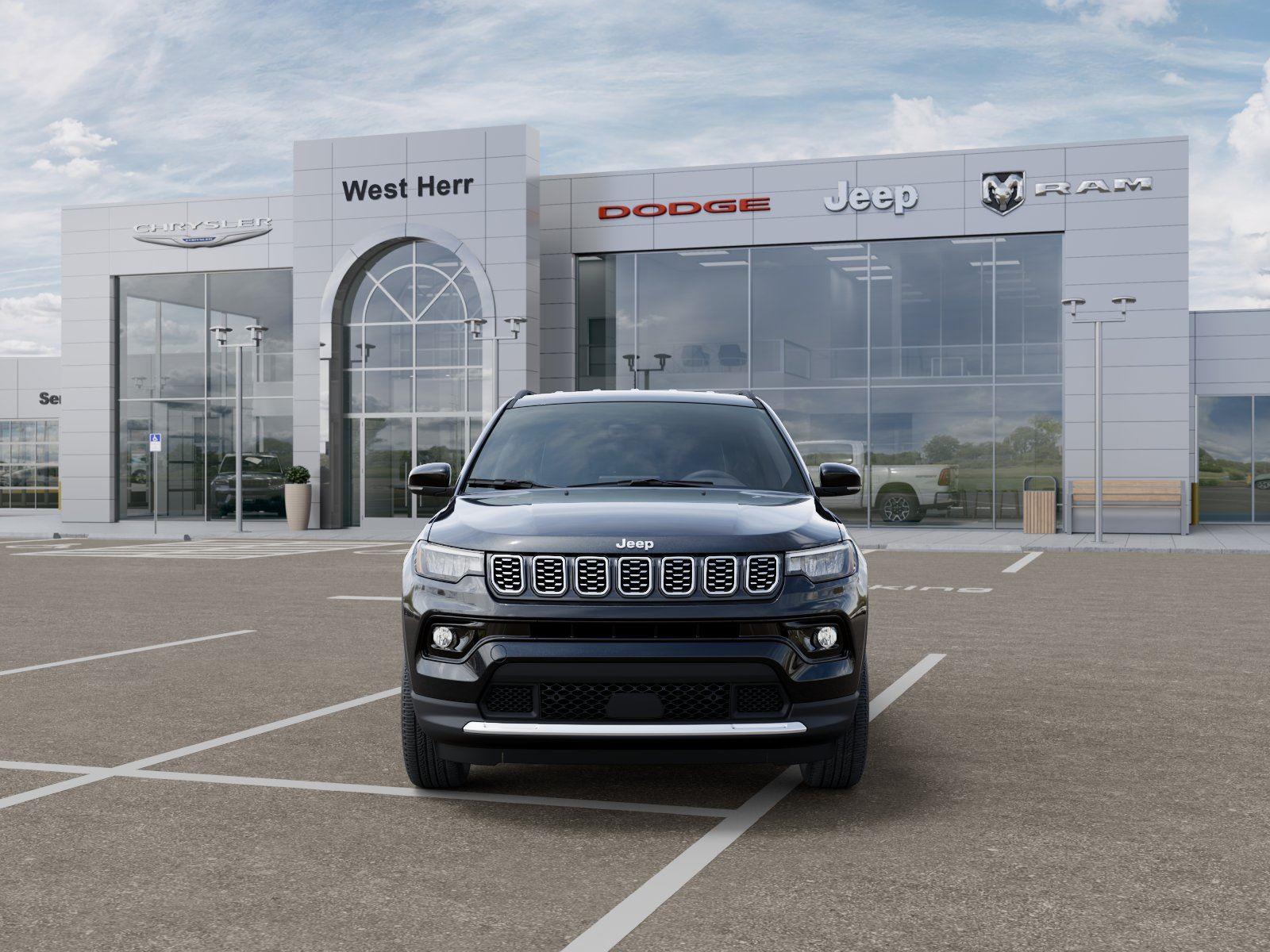 New 2026 Diamond Black Crystal Pearl-Coat Exterior Paint Jeep COMPASS LIMITED 4X4 image 6