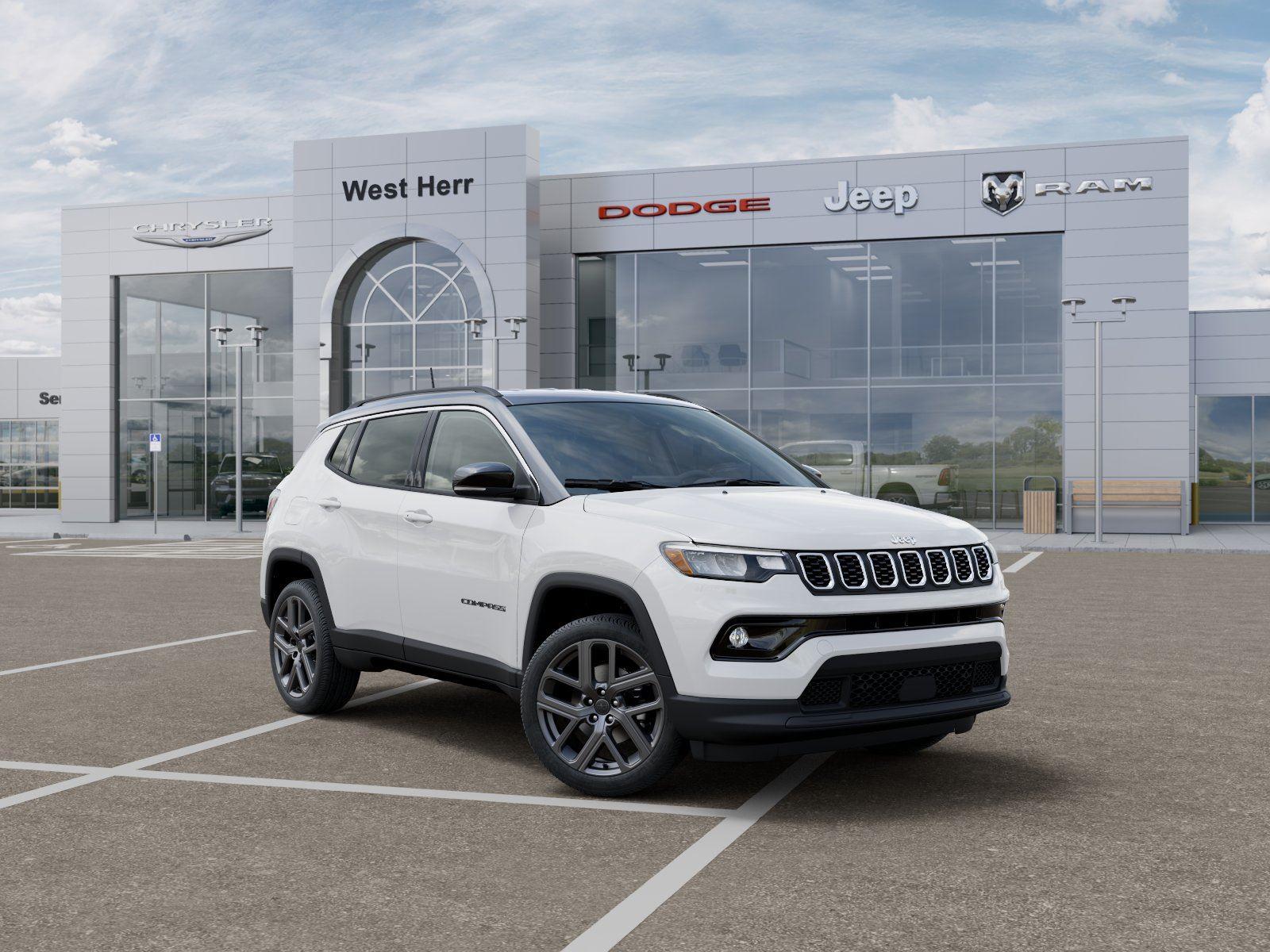 New 2026 Bright White Clear-Coat Exteri Jeep COMPASS LIMITED ALTITUDE 4X4 image 5