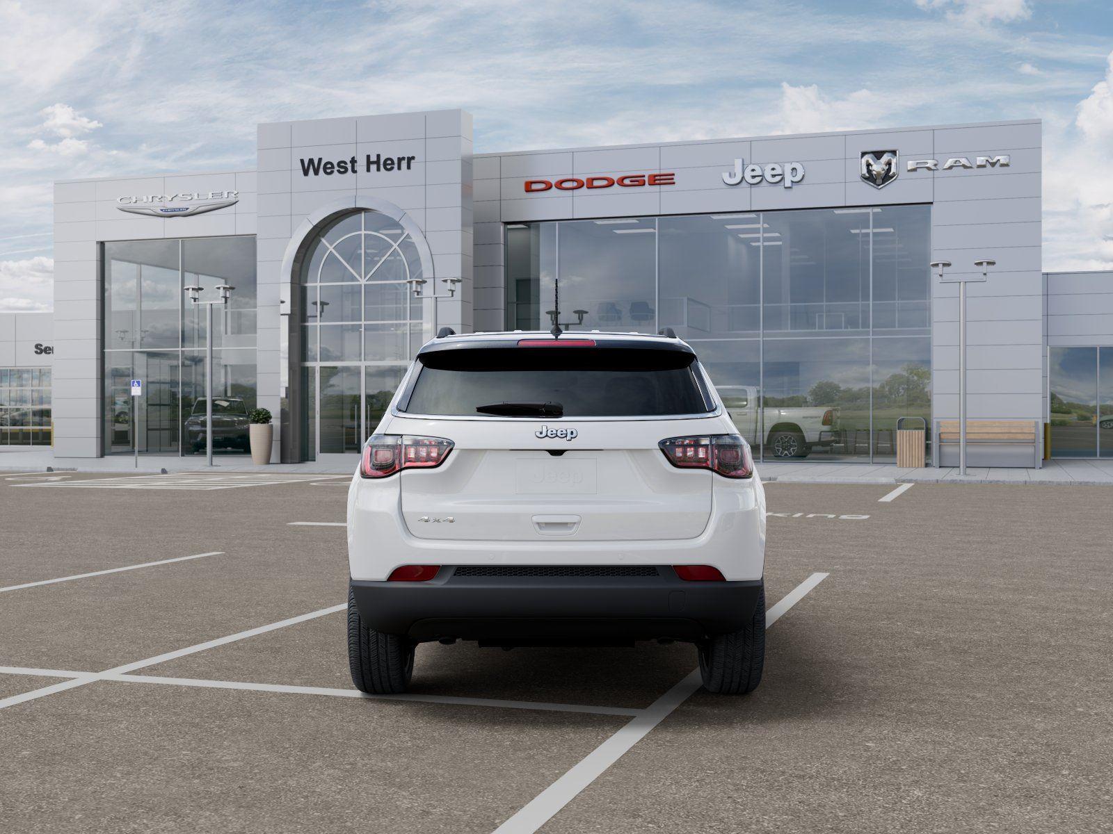 New 2026 Bright White Clear-Coat Exteri Jeep COMPASS LIMITED ALTITUDE 4X4 image 7