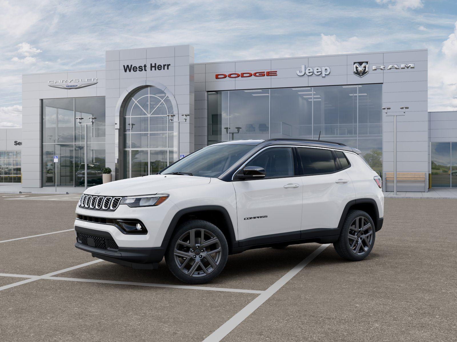 New 2026 Bright White Clear-Coat Exteri Jeep COMPASS LIMITED ALTITUDE 4X4 image 2