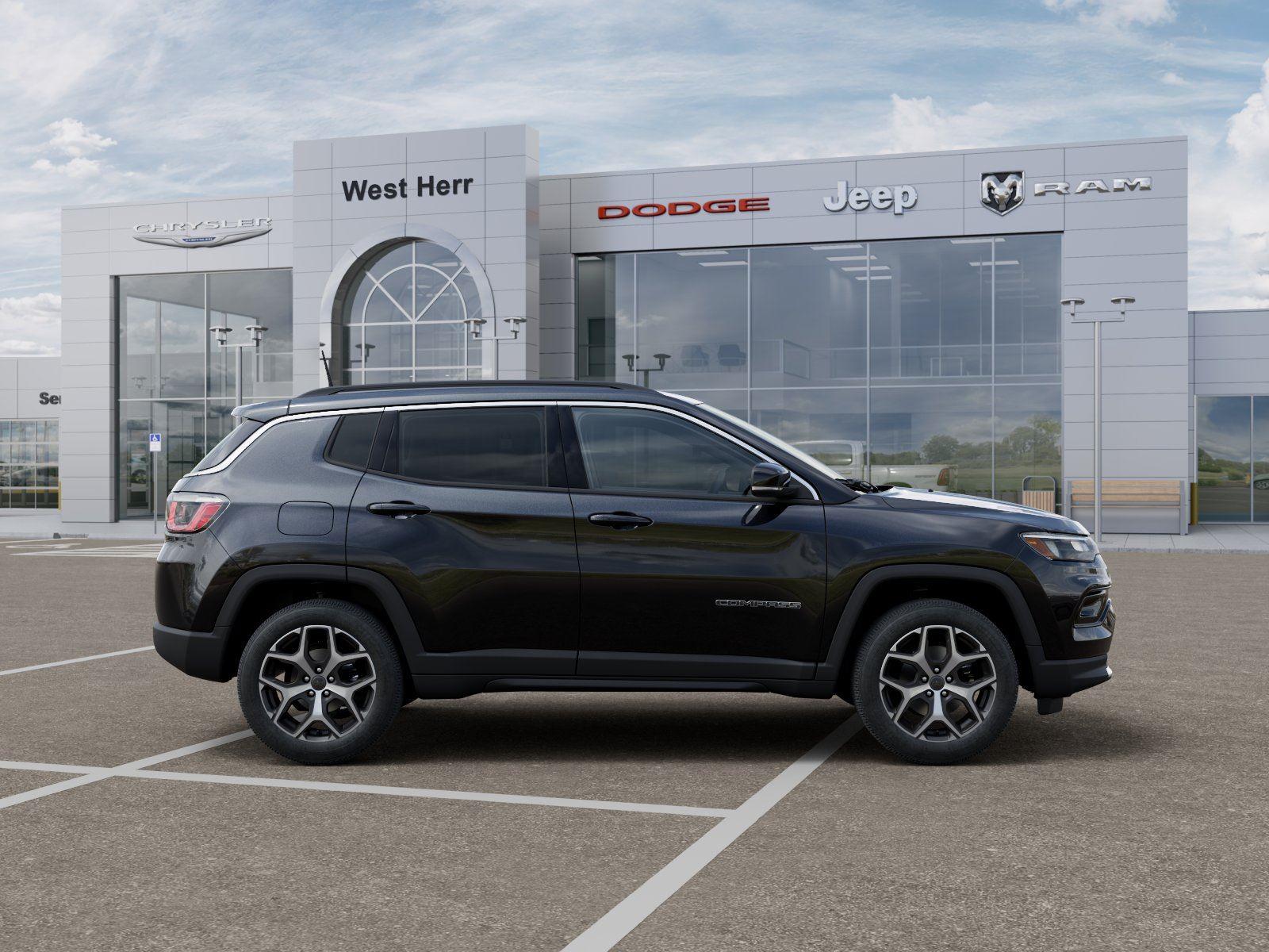 New 2026 Diamond Black Crystal Pearl-Coat Exterior Paint Jeep COMPASS LIMITED 4X4 image 21
