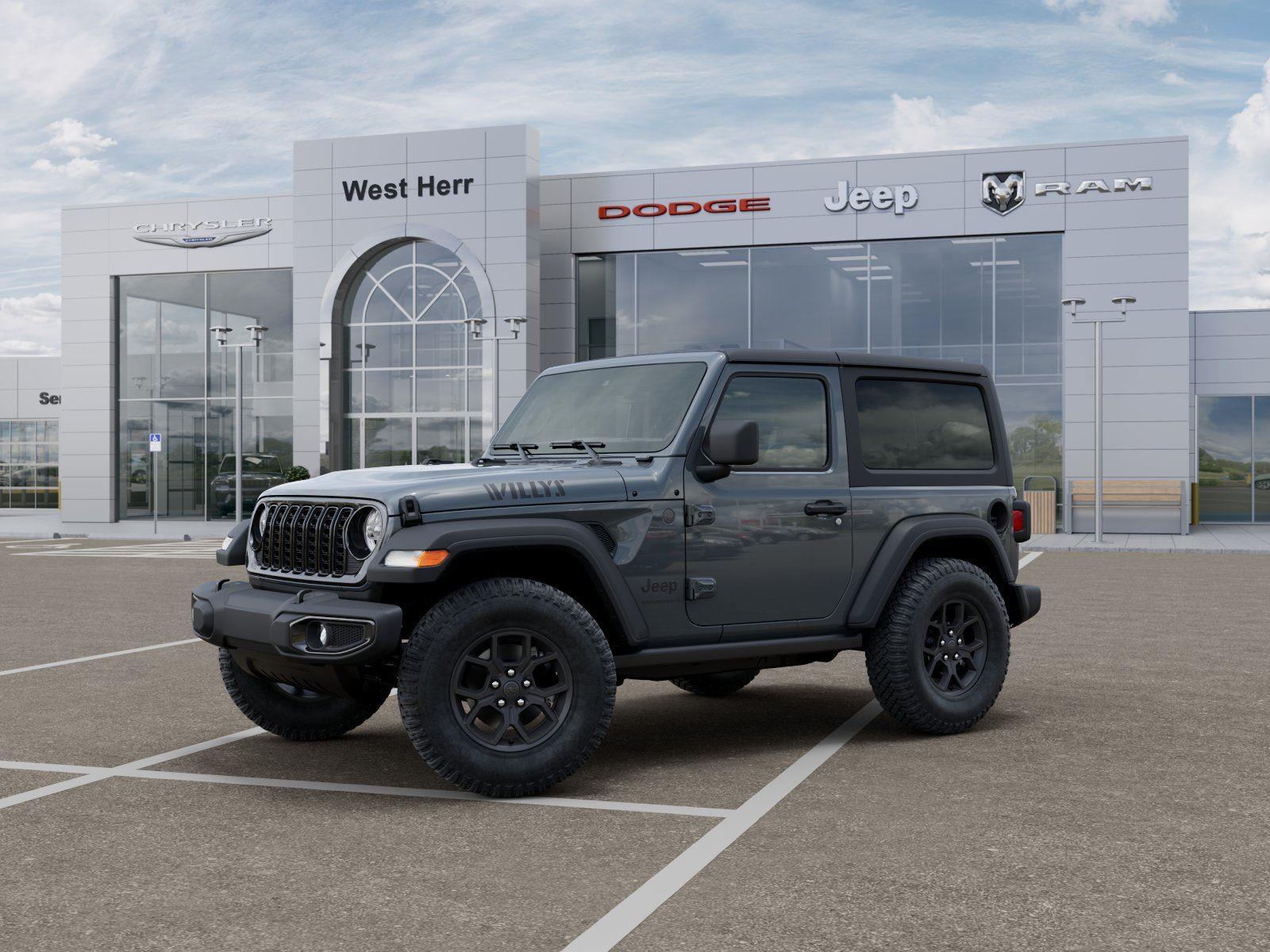 New 2026 Anvil Clear-Coat Exterior Pain Jeep WRANGLER 2-DOOR WILLYS image 2