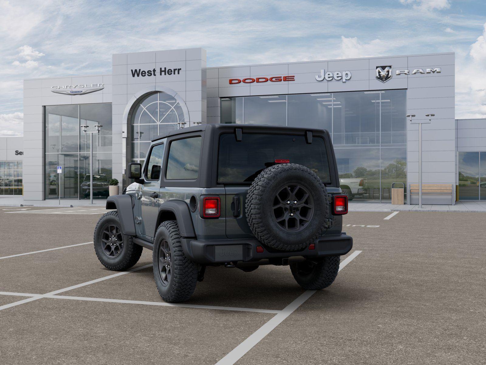 New 2026 Anvil Clear-Coat Exterior Pain Jeep WRANGLER 2-DOOR WILLYS image 3