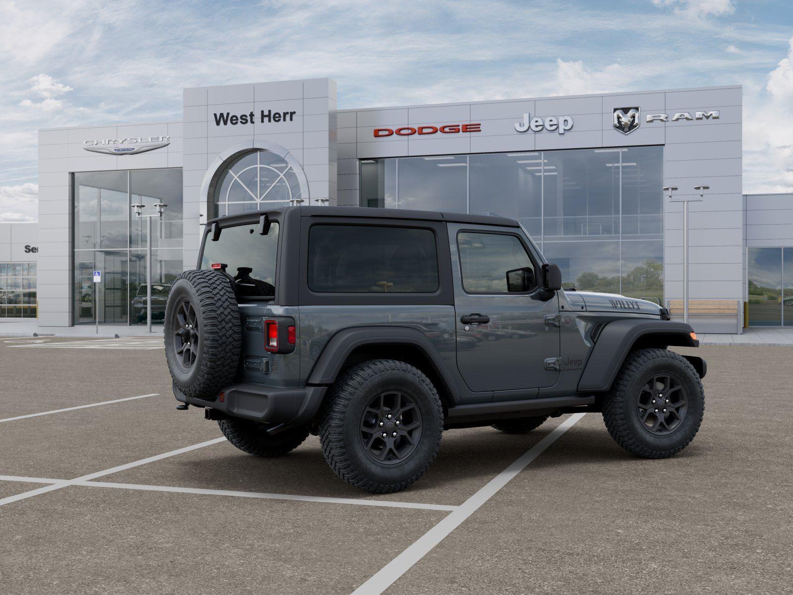 New 2026 Anvil Clear-Coat Exterior Pain Jeep WRANGLER 2-DOOR WILLYS image 4