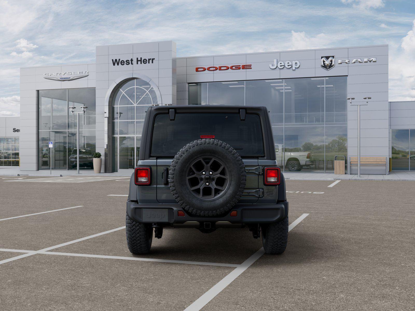New 2026 Anvil Clear-Coat Exterior Pain Jeep WRANGLER 2-DOOR WILLYS image 7