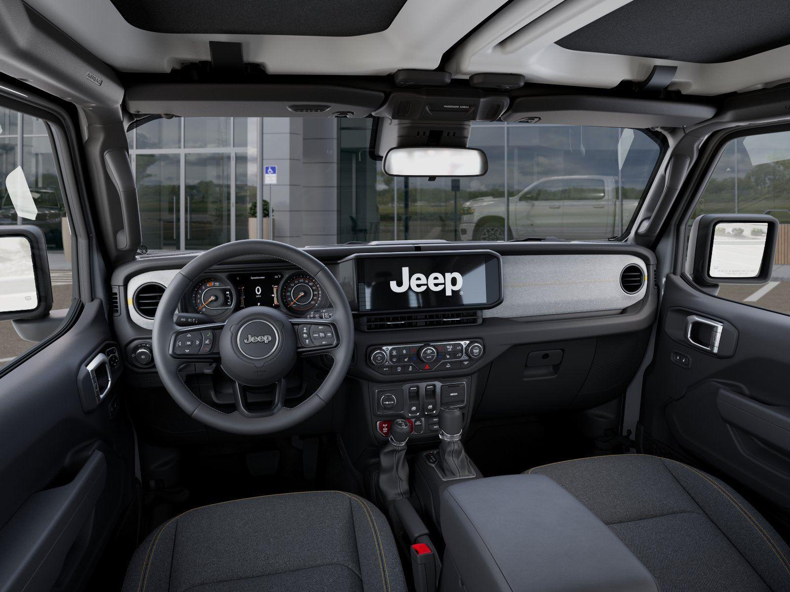 New 2026 Bright White Clear-Coat Exteri Jeep WRANGLER 2-DOOR WILLYS image 14