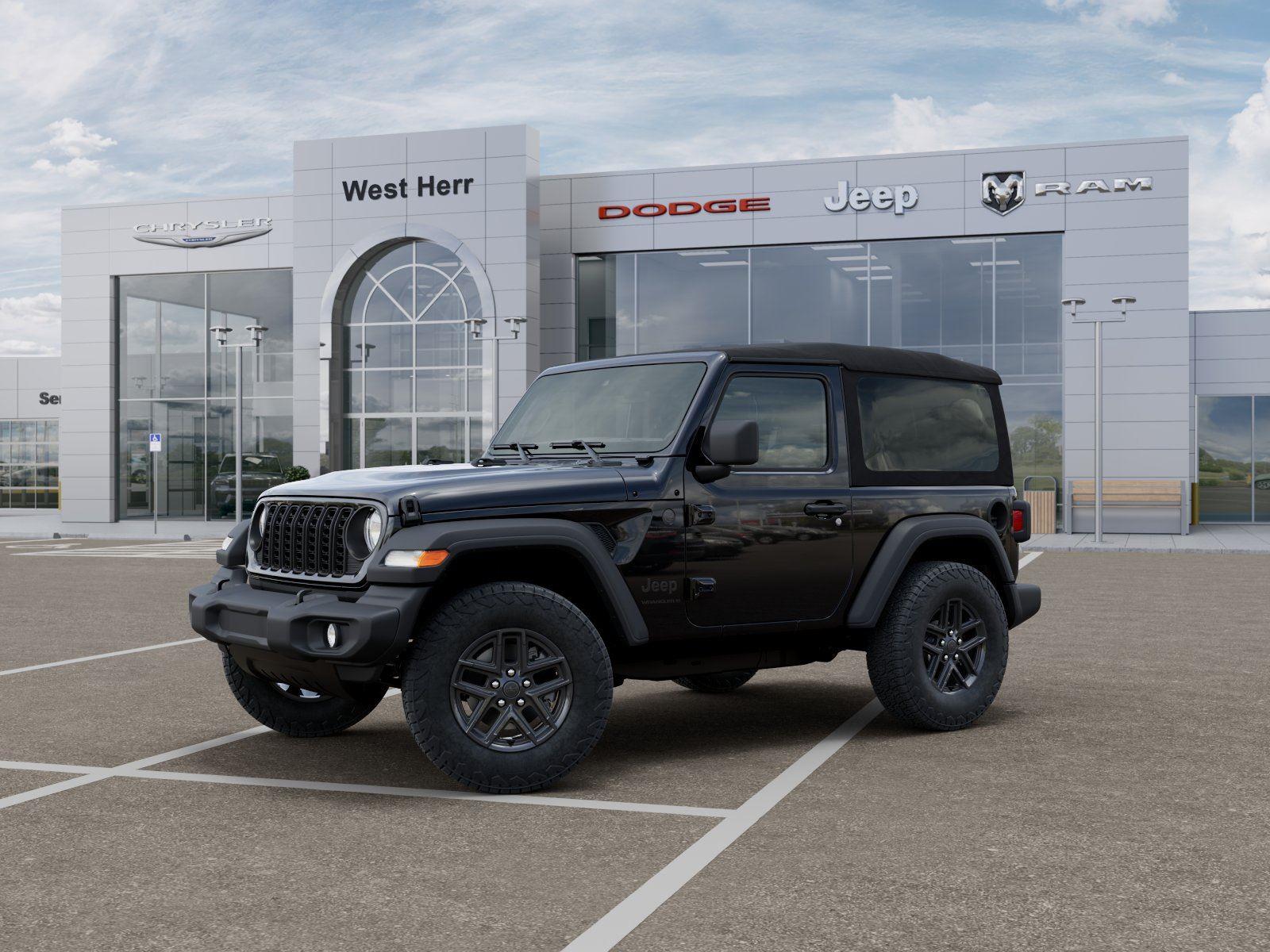 New 2026 Black Clear-Coat Exterior Pain Jeep WRANGLER 2-DOOR SPORT S image 2