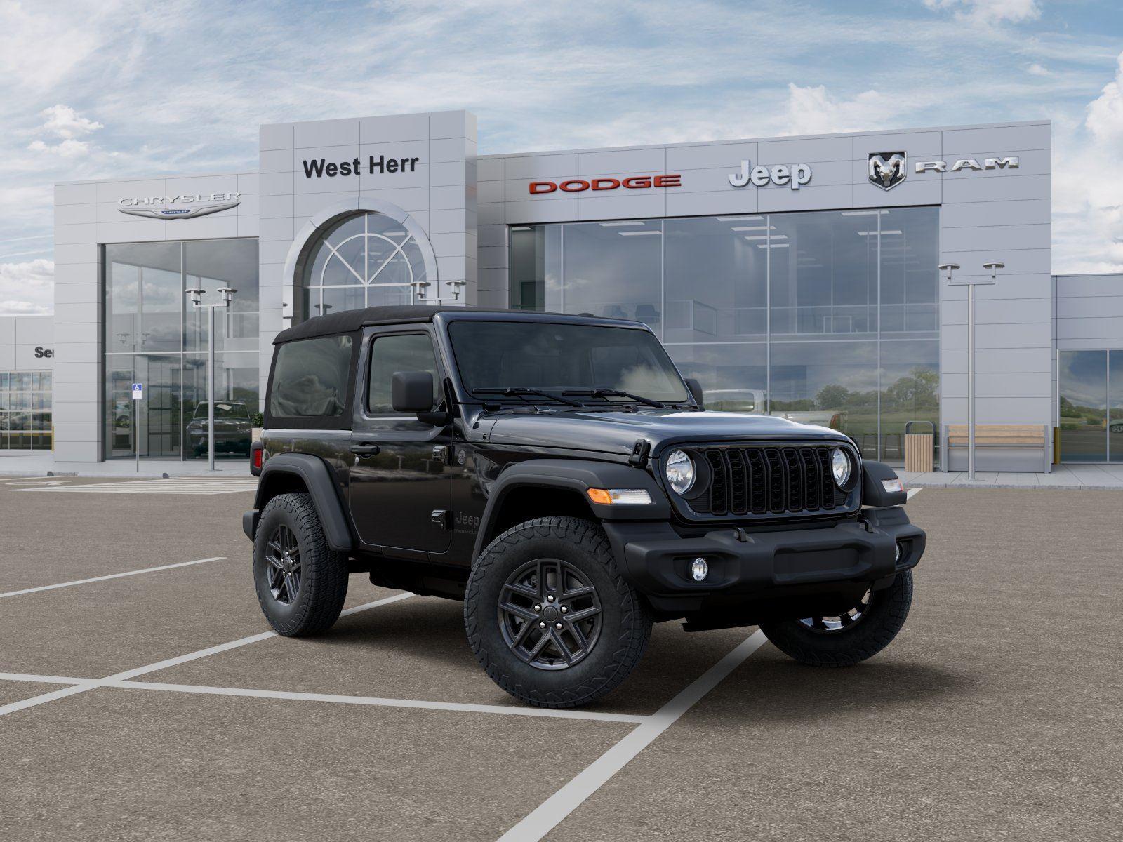 New 2026 Black Clear-Coat Exterior Pain Jeep WRANGLER 2-DOOR SPORT S image 5