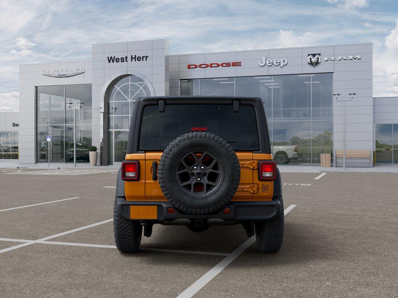 New 2026 Goldilocks Exterior Paint Jeep WRANGLER 4-DOOR WILLYS image 7