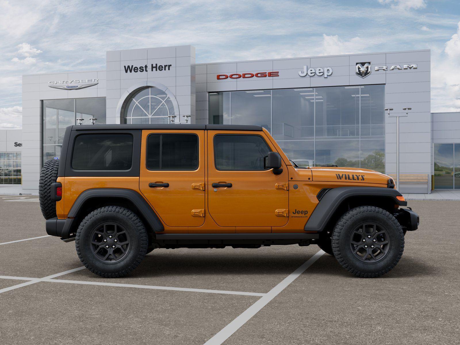New 2026 Goldilocks Exterior Paint Jeep WRANGLER 4-DOOR WILLYS image 21