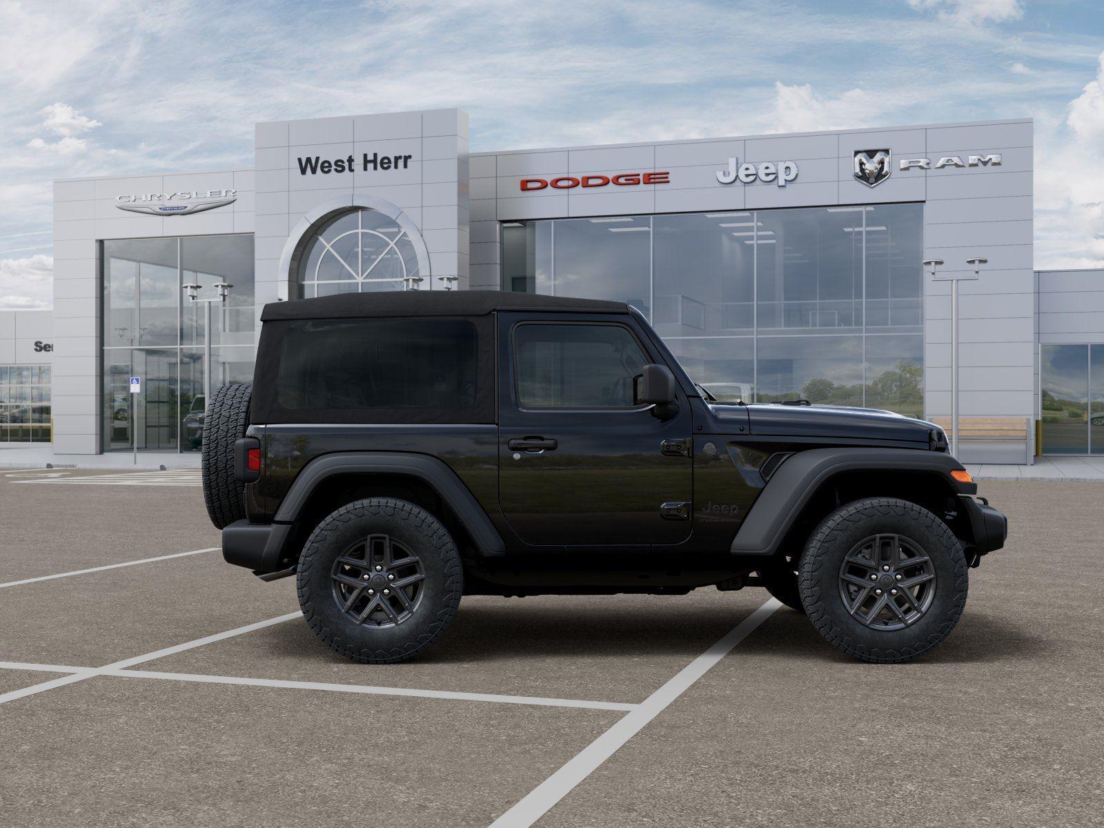 New 2026 Black Clear-Coat Exterior Pain Jeep WRANGLER 2-DOOR SPORT S image 21