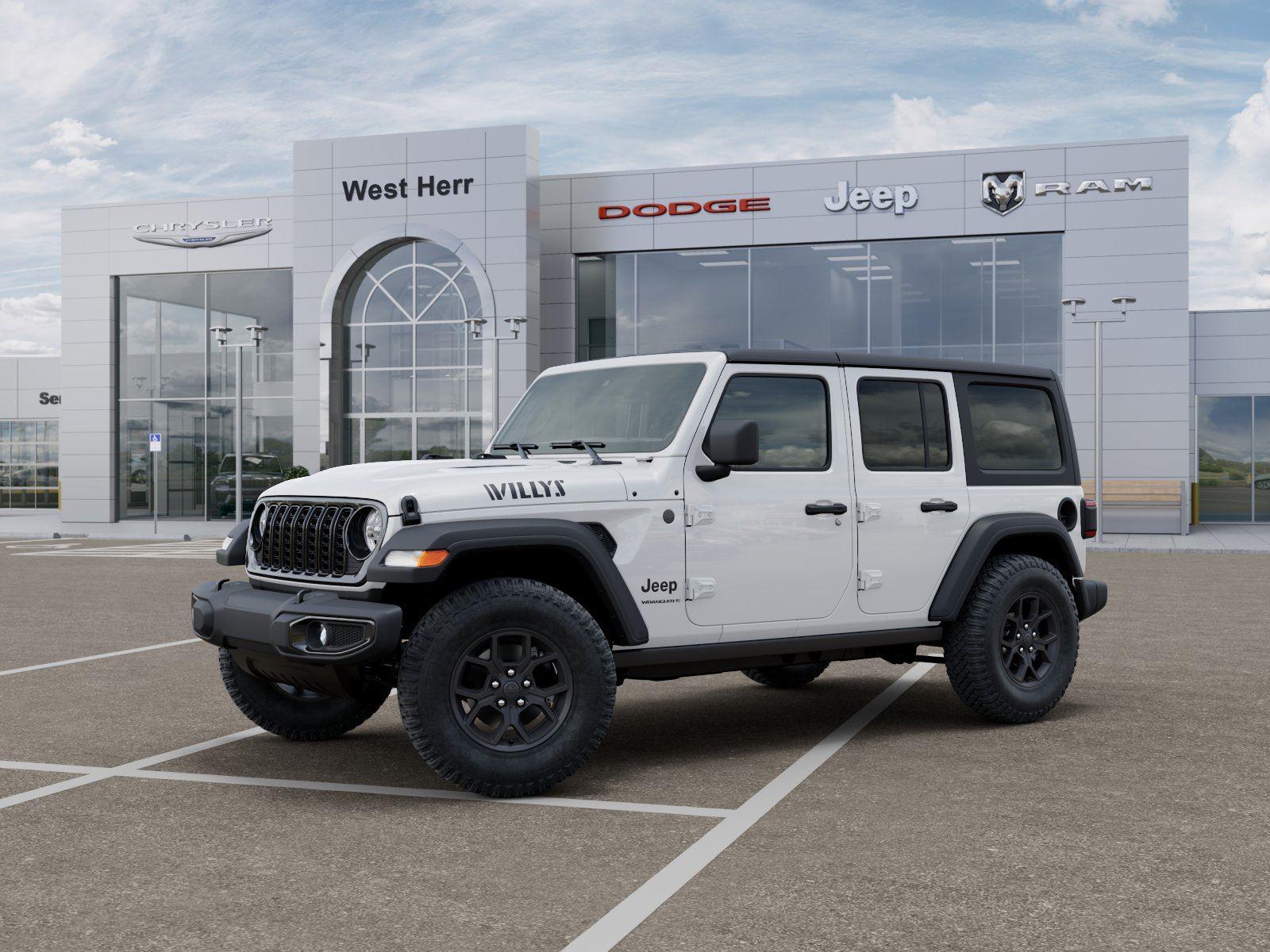 New 2026 Bright White Clearcoat Jeep Willys image 2