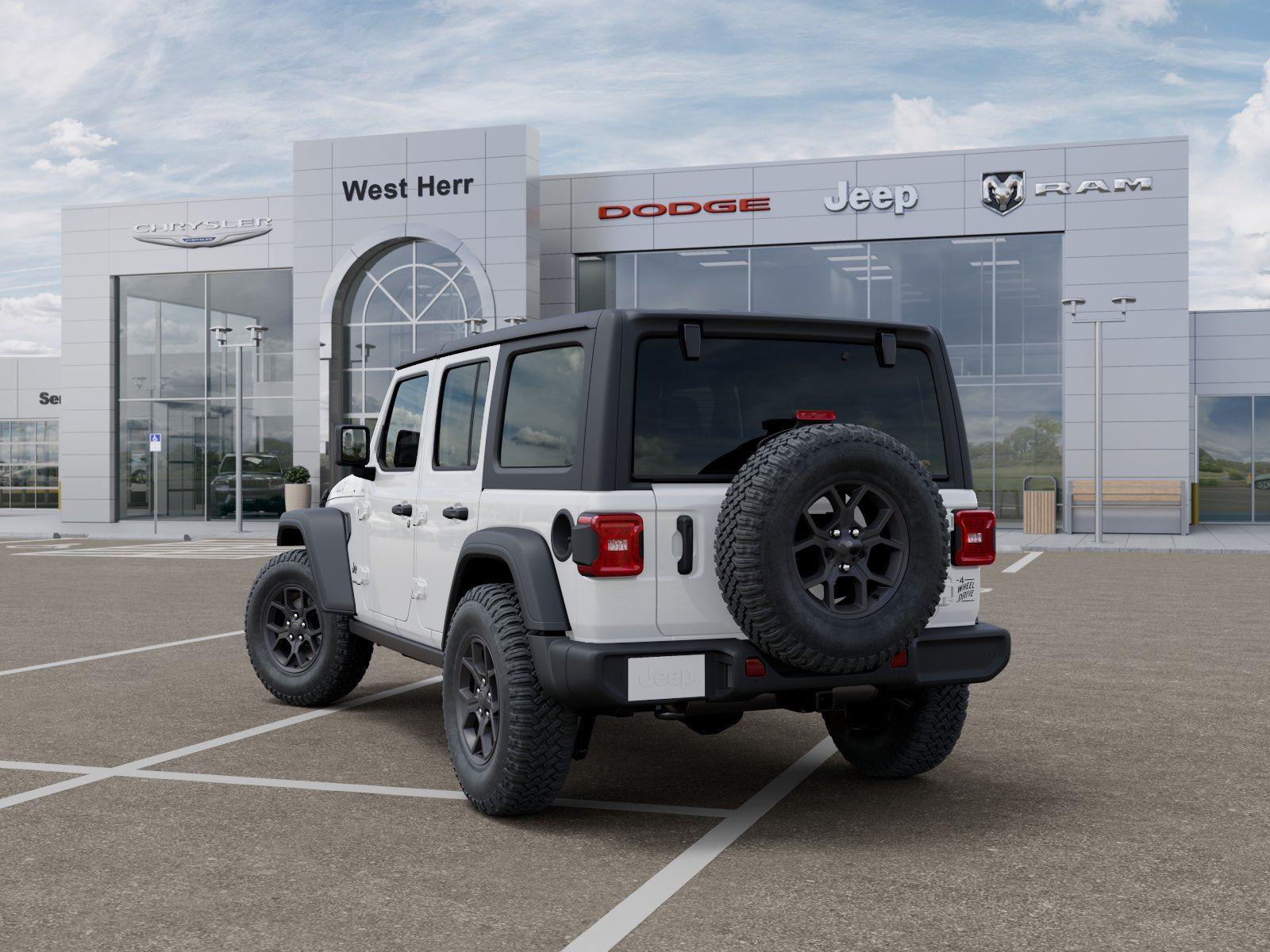 New 2026 Bright White Clearcoat Jeep Willys image 3