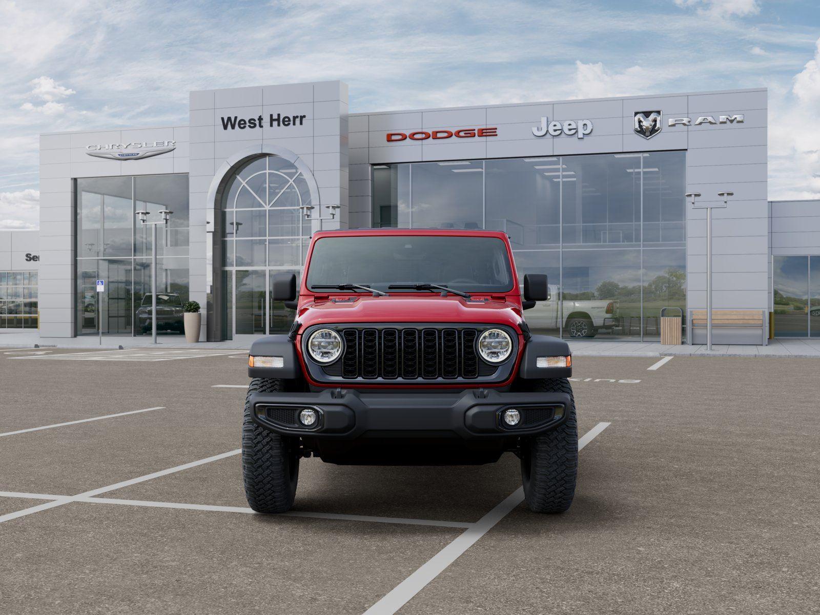 New 2026 Firecracker Red Clear-Coat Ext Jeep WRANGLER 4-DOOR WILLYS image 6