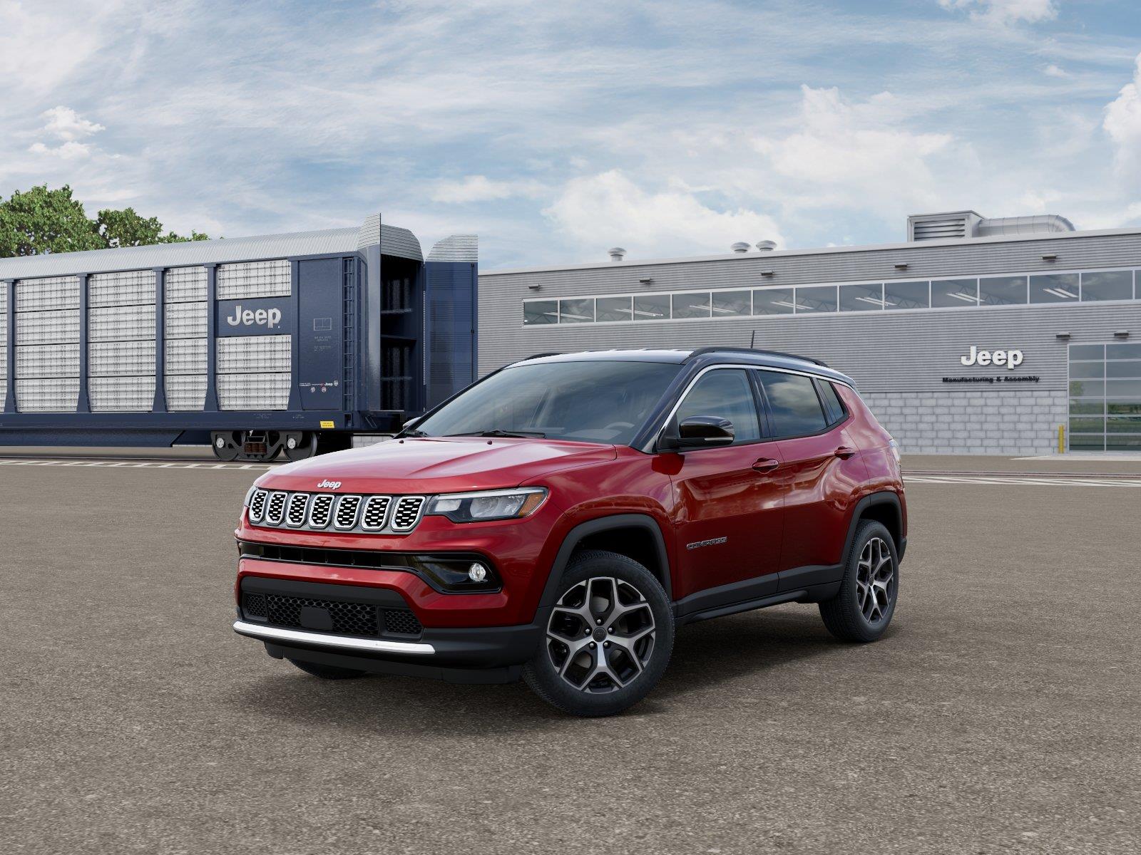 Red Hot Pearlcoat 2026 Jeep Compass SUV / Crossover Four-Wheel Drive 8-Speed Automatic