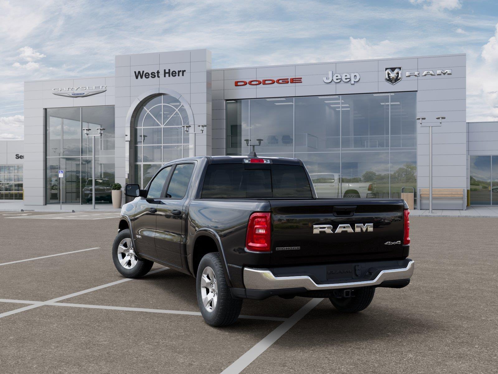 New 2026 Diamond Black Crystal Pearlcoat Ram Big Horn image 3