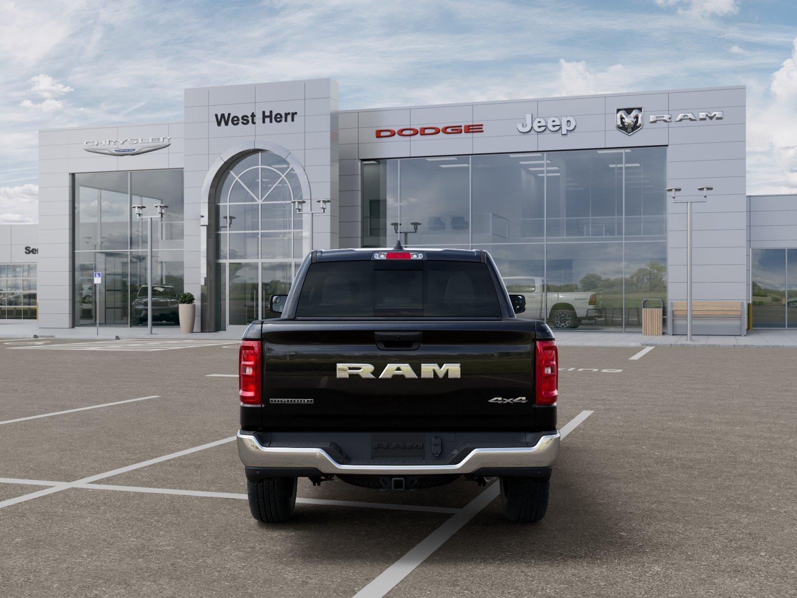 New 2026 Diamond Black Crystal Pearlcoat Ram Big Horn image 7