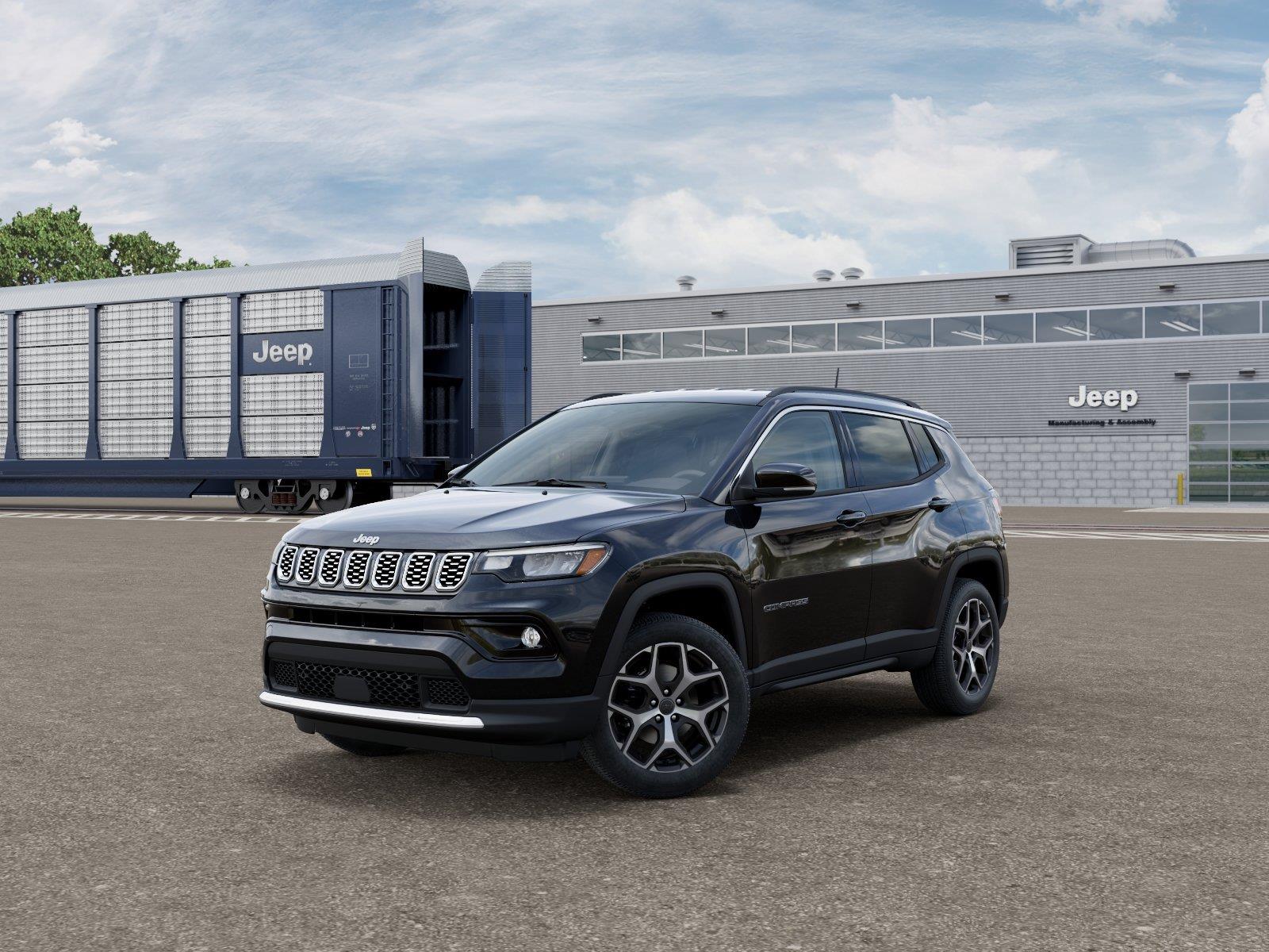 Diamond Black Crystal Pearlcoat 2026 Jeep Compass SUV / Crossover Four-Wheel Drive 8-Speed Automatic