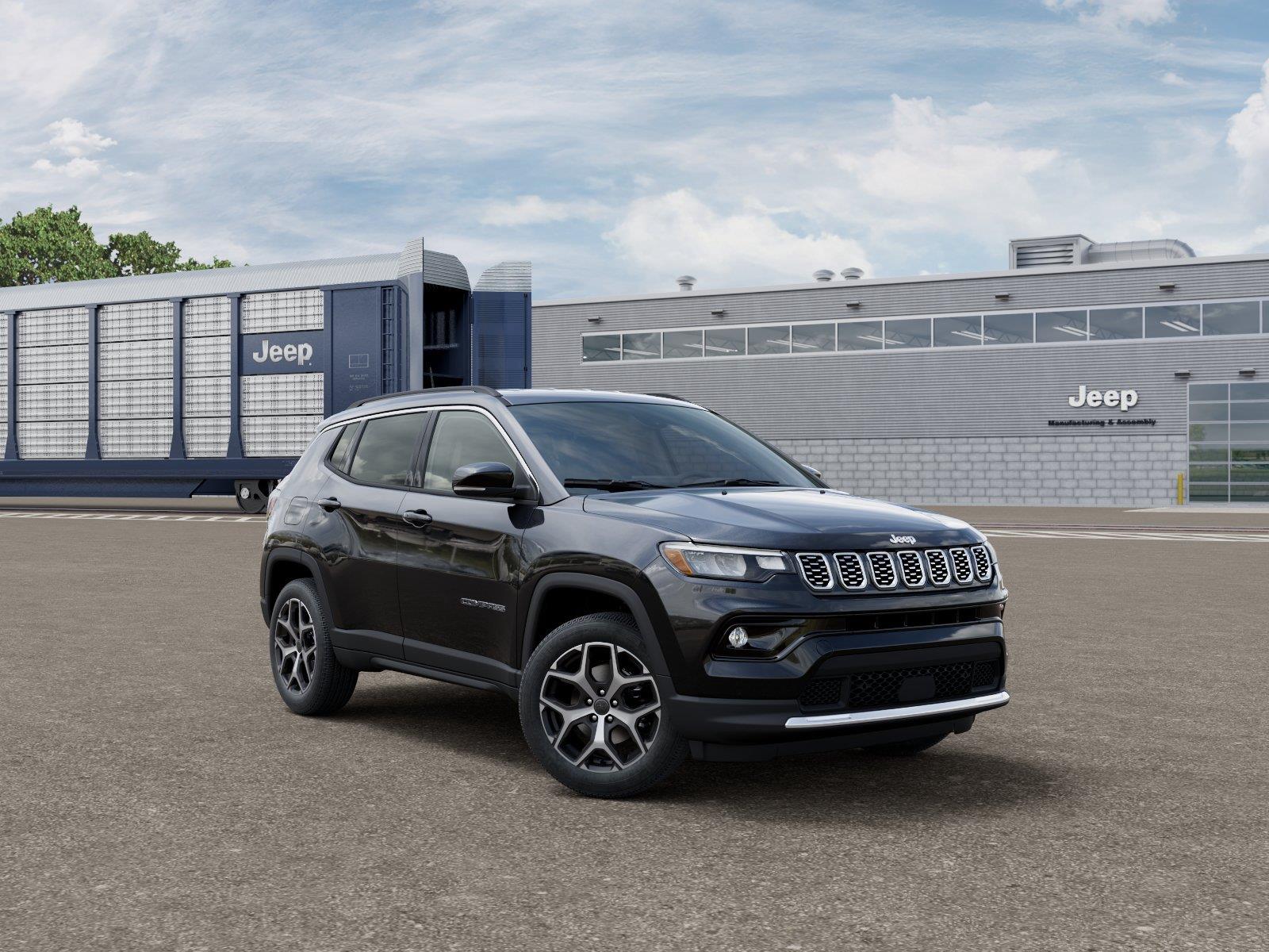 New 2026 Diamond Black Crystal Pearlcoat Jeep Limited image 5