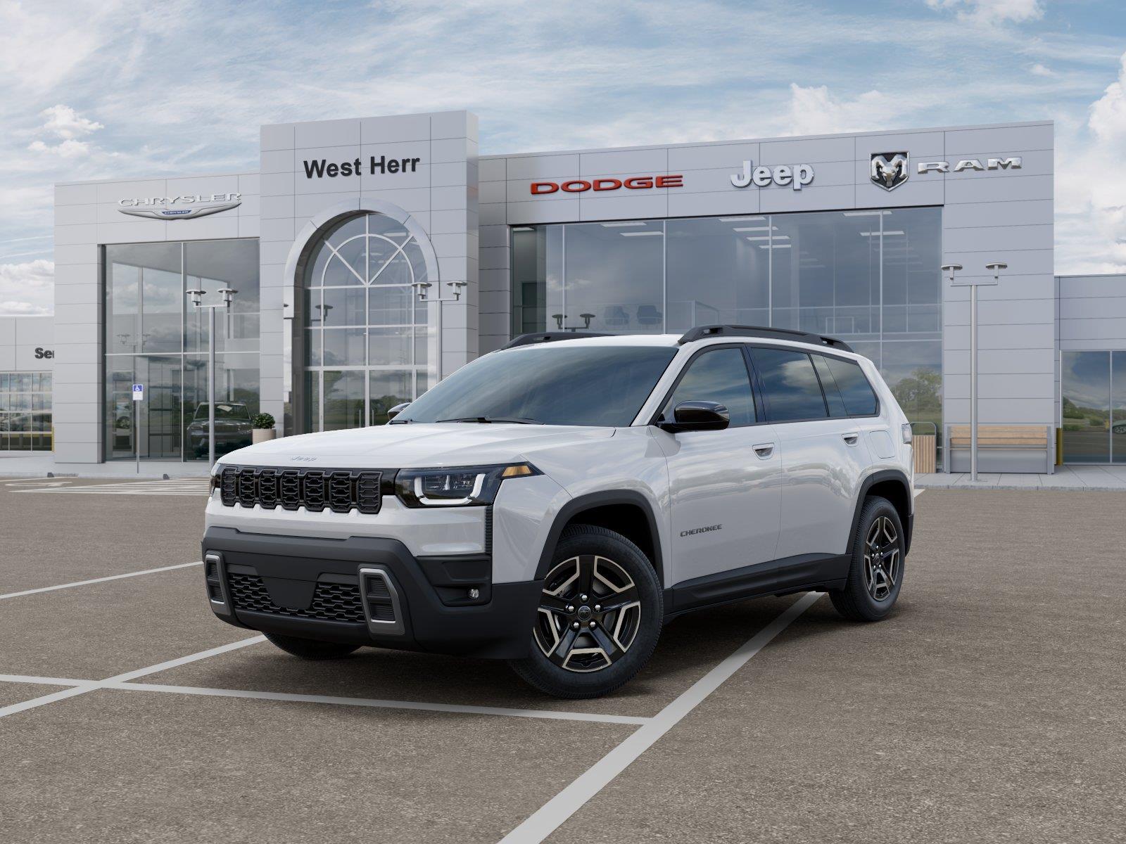 Bright White Clear-Coat Exteri 2026 Jeep Cherokee SUV / Crossover Four-Wheel Drive Continuously Variable Transmission