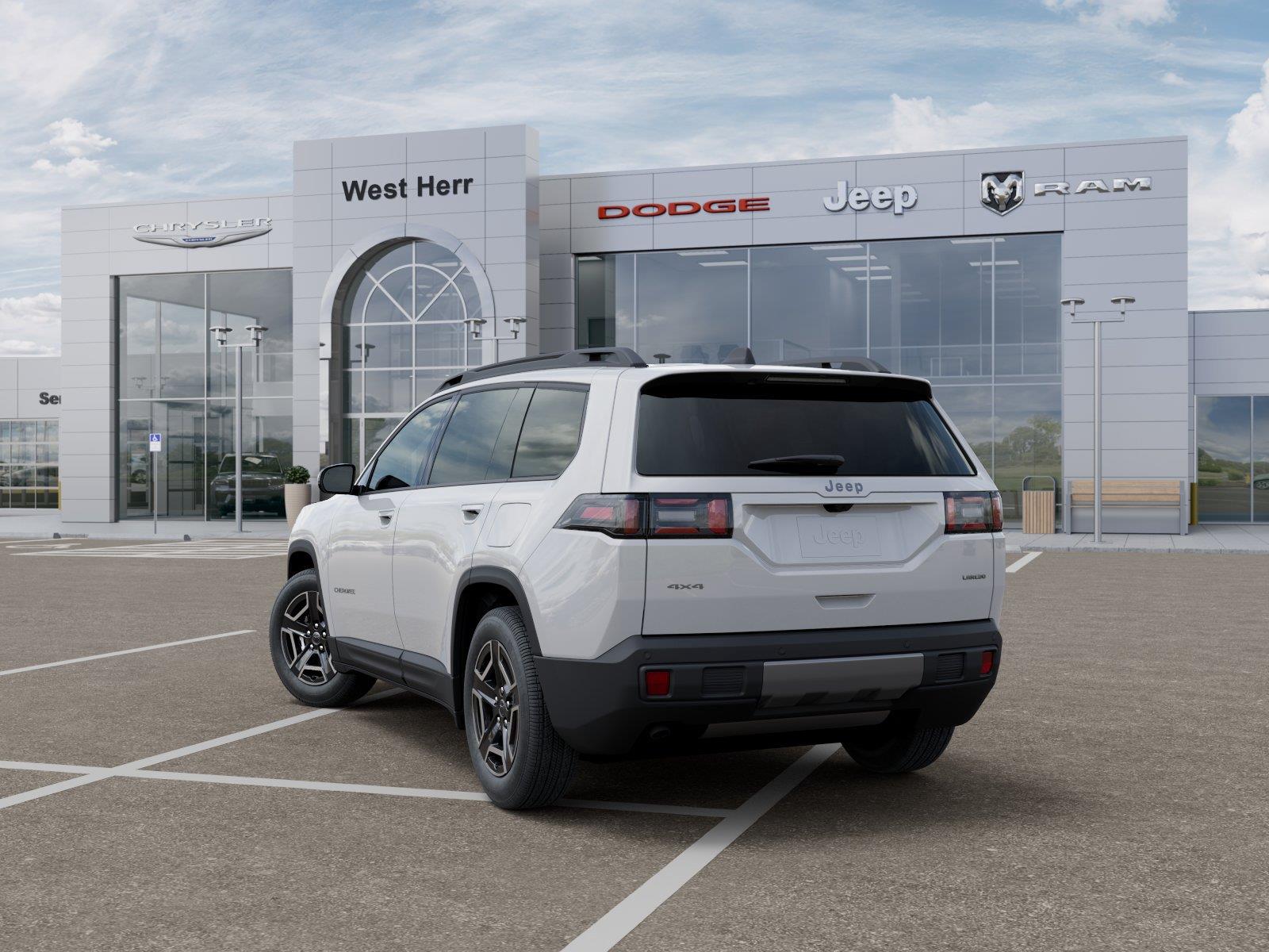 New 2026 Bright White Clear-Coat Exterior Paint Jeep CHEROKEE LAREDO 4X4 image 3