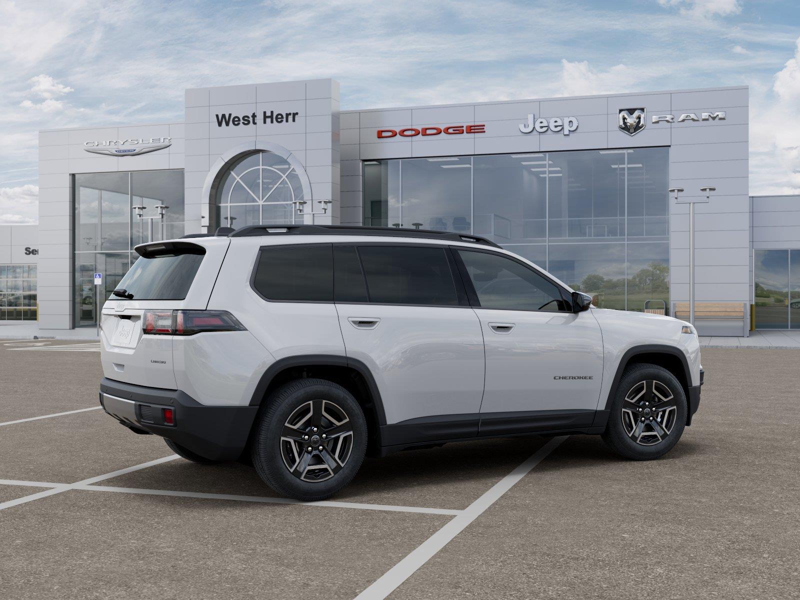 New 2026 Bright White Clear-Coat Exterior Paint Jeep CHEROKEE LAREDO 4X4 image 4