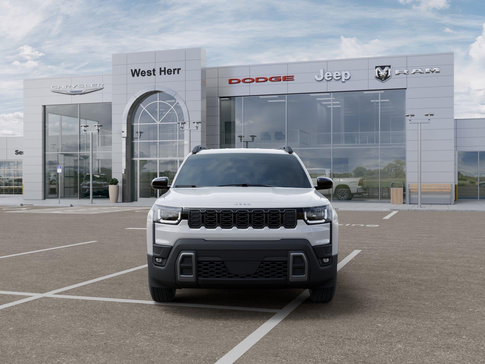 New 2026 Bright White Clear-Coat Exterior Paint Jeep CHEROKEE LAREDO 4X4 image 6