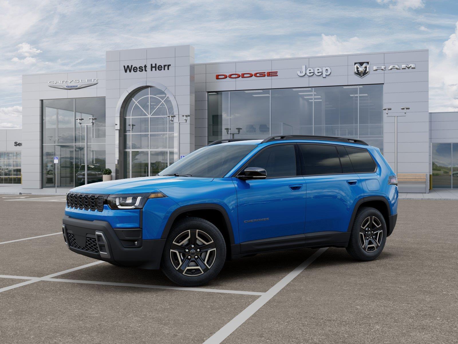 New 2026 Hydro Blue Pearl-Coat Exterior Jeep CHEROKEE LIMITED 4X4 image 2