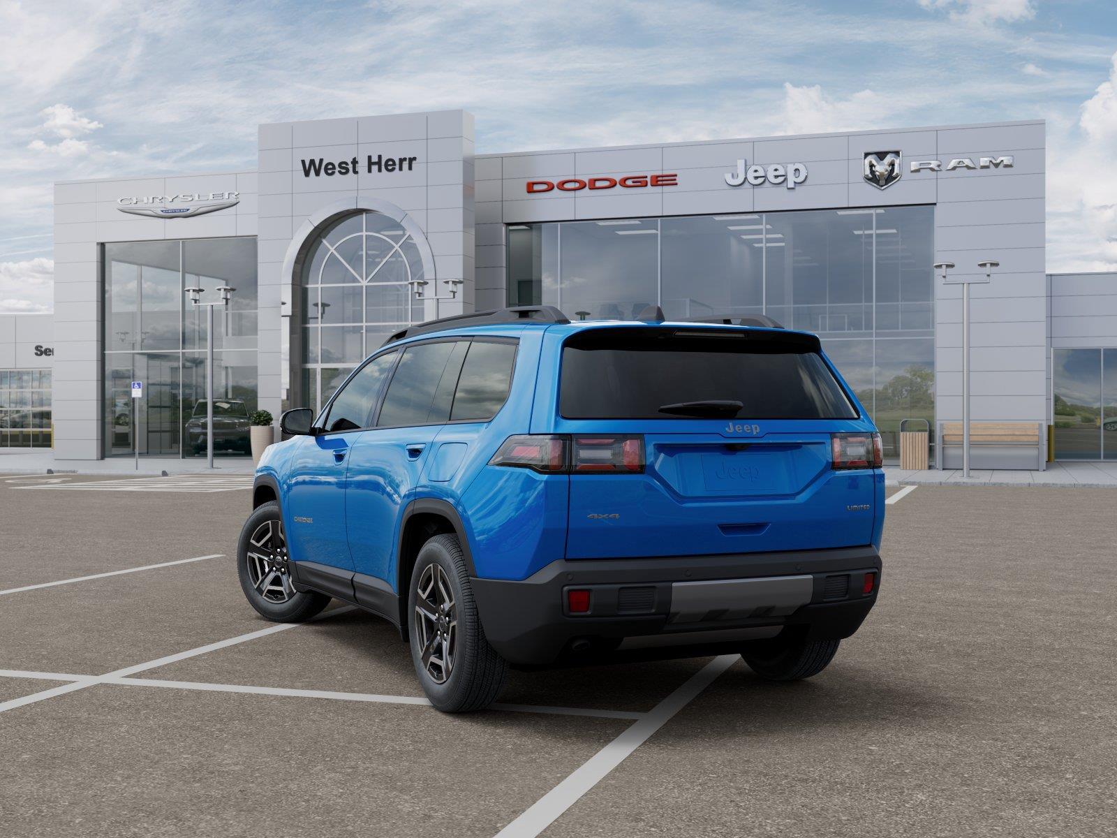 New 2026 Hydro Blue Pearl-Coat Exterior Jeep CHEROKEE LIMITED 4X4 image 3