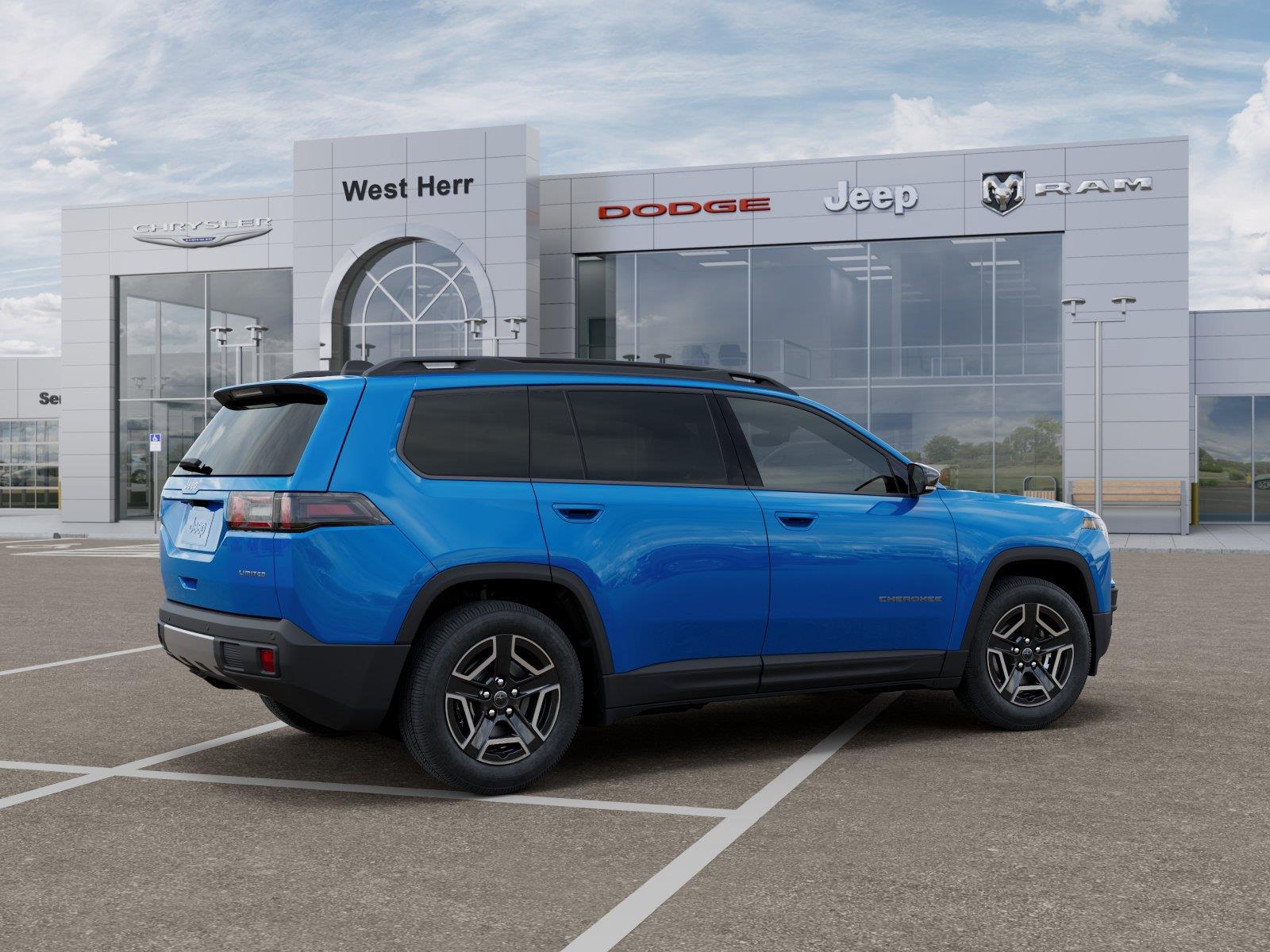 New 2026 Hydro Blue Pearl-Coat Exterior Jeep CHEROKEE LIMITED 4X4 image 4