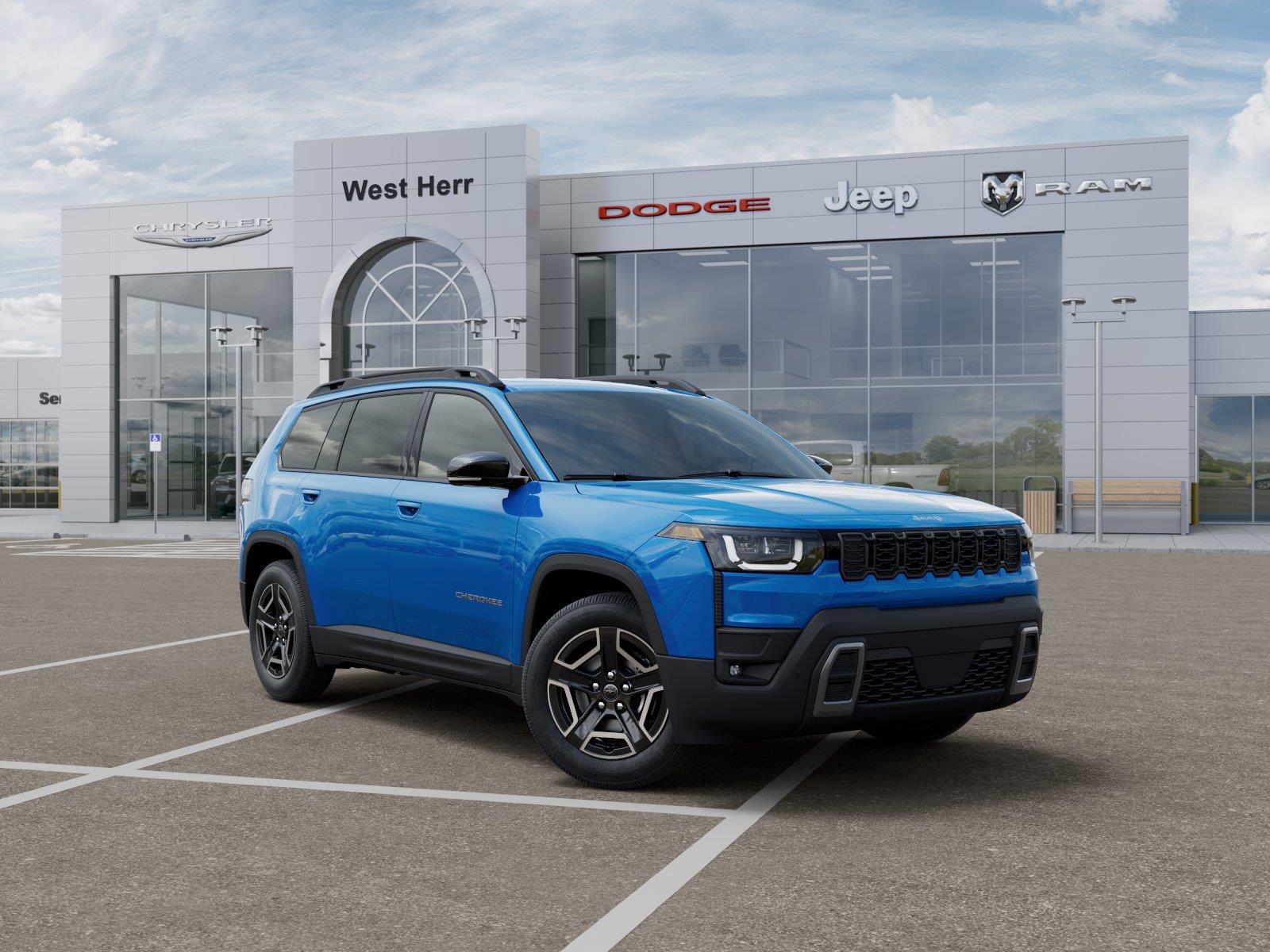 New 2026 Hydro Blue Pearl-Coat Exterior Jeep CHEROKEE LIMITED 4X4 image 5