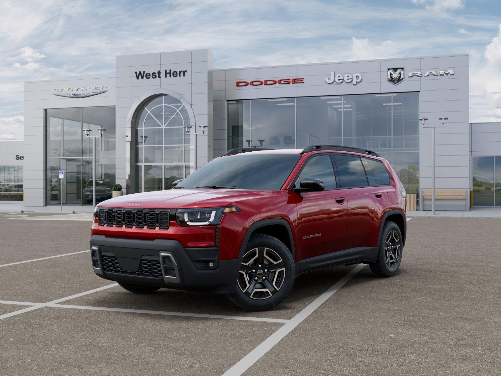 Red Hot Pearl-Coat Exterior Pa 2026 Jeep Cherokee SUV / Crossover Four-Wheel Drive Continuously Variable Transmission