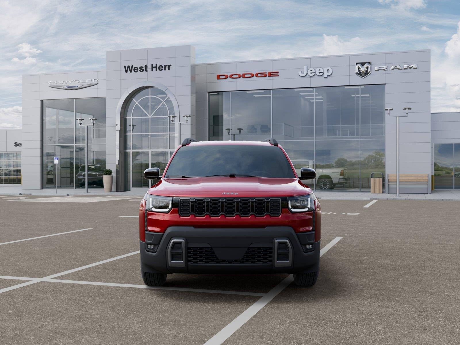 New 2026 Red Hot Pearl-Coat Exterior Paint Jeep CHEROKEE LAREDO 4X4 image 6