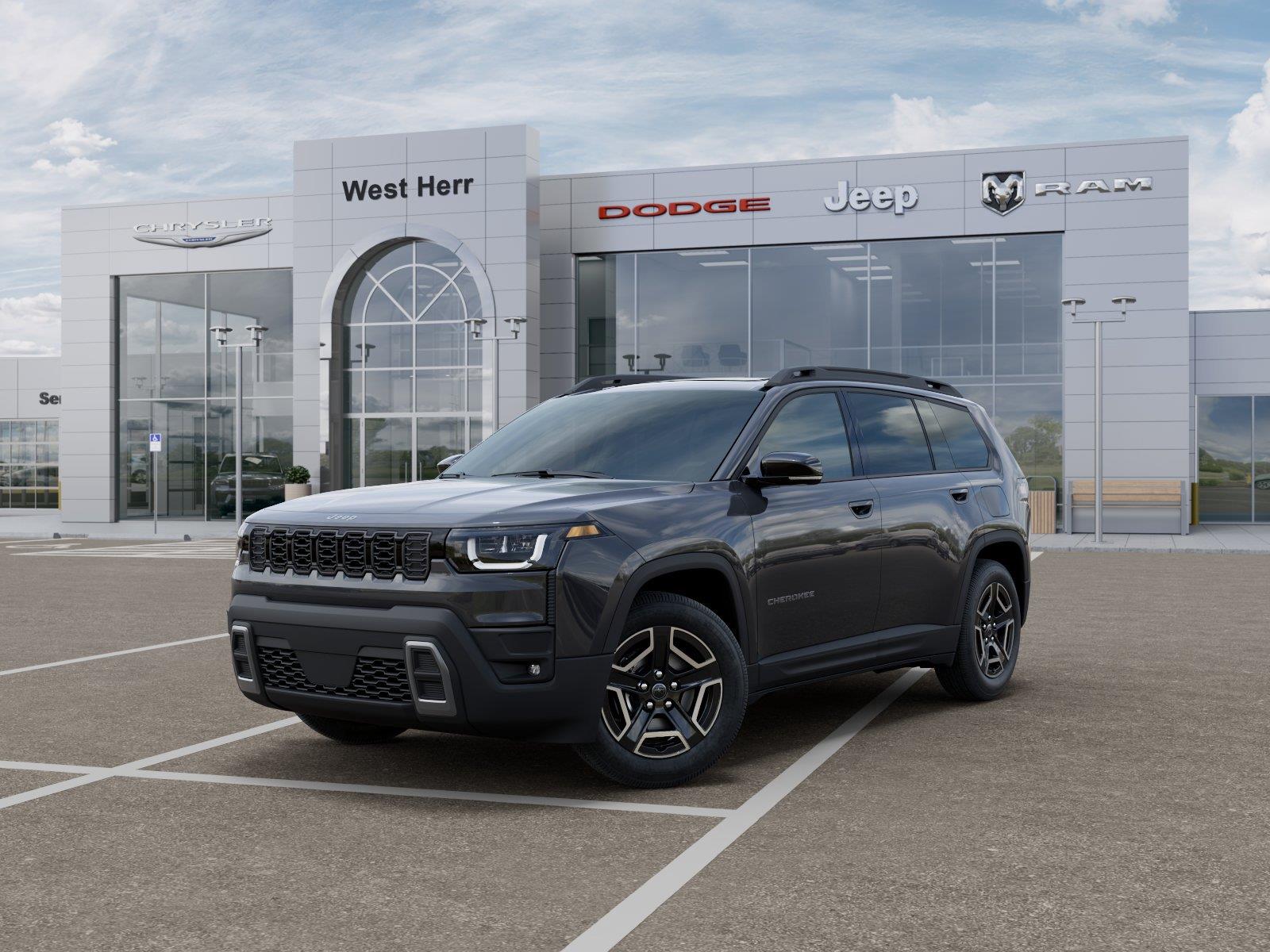 Sting-Gray Clear-Coat Exterior 2026 Jeep Cherokee SUV / Crossover Four-Wheel Drive Continuously Variable Transmission