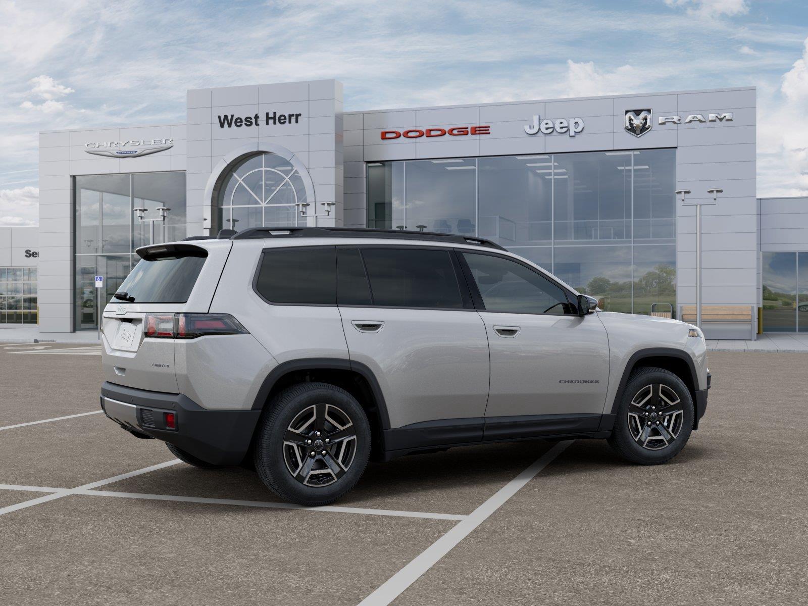 New 2026 Silver Zynith Clear-Coat Exter Jeep CHEROKEE LIMITED 4X4 image 4