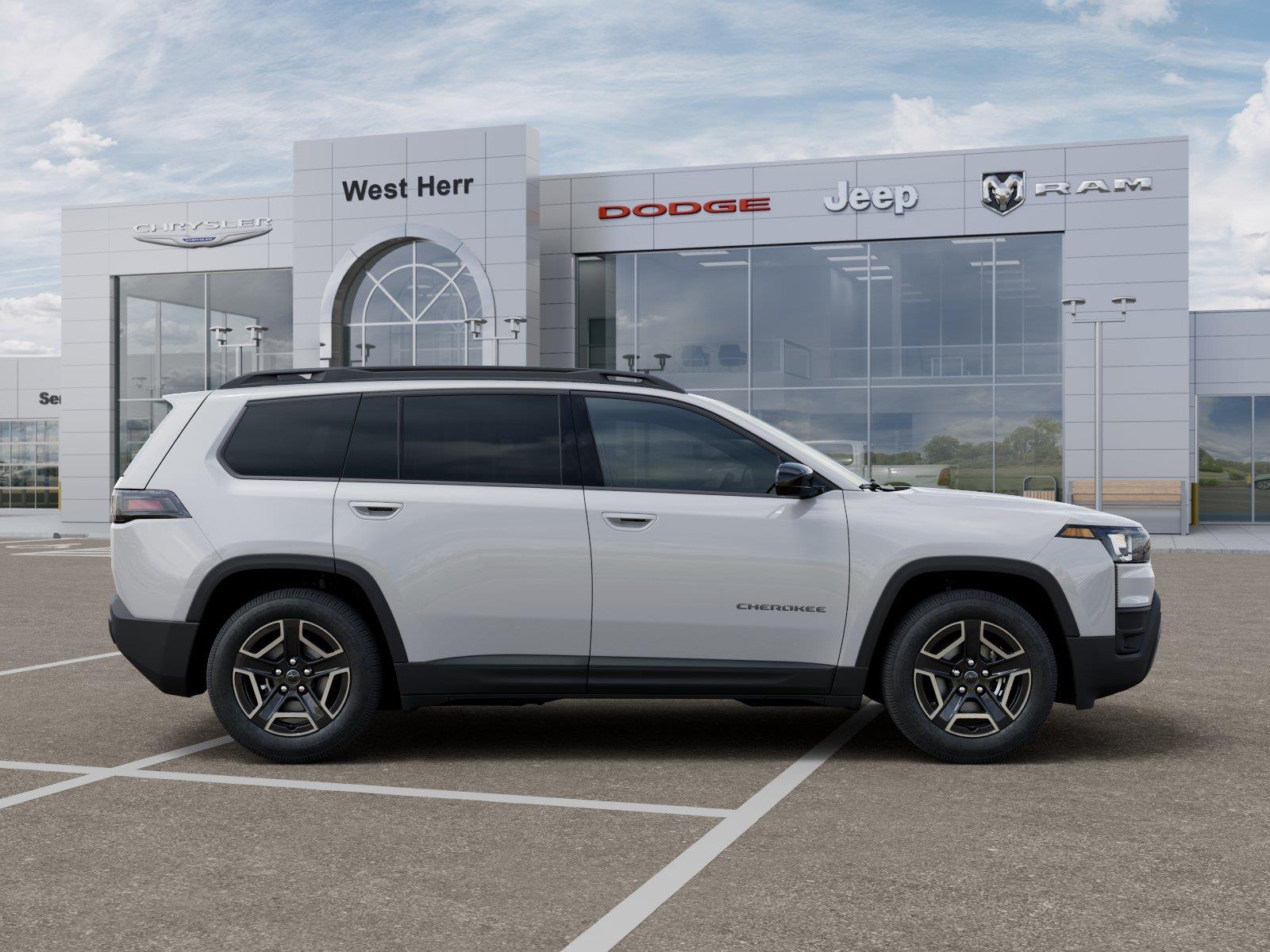 New 2026 Bright White Clear-Coat Exterior Paint Jeep CHEROKEE LAREDO 4X4 image 21