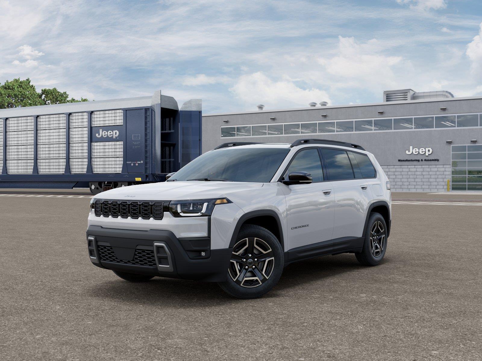 Bright White Clearcoat 2026 Jeep Cherokee SUV / Crossover Four-Wheel Drive Automatic