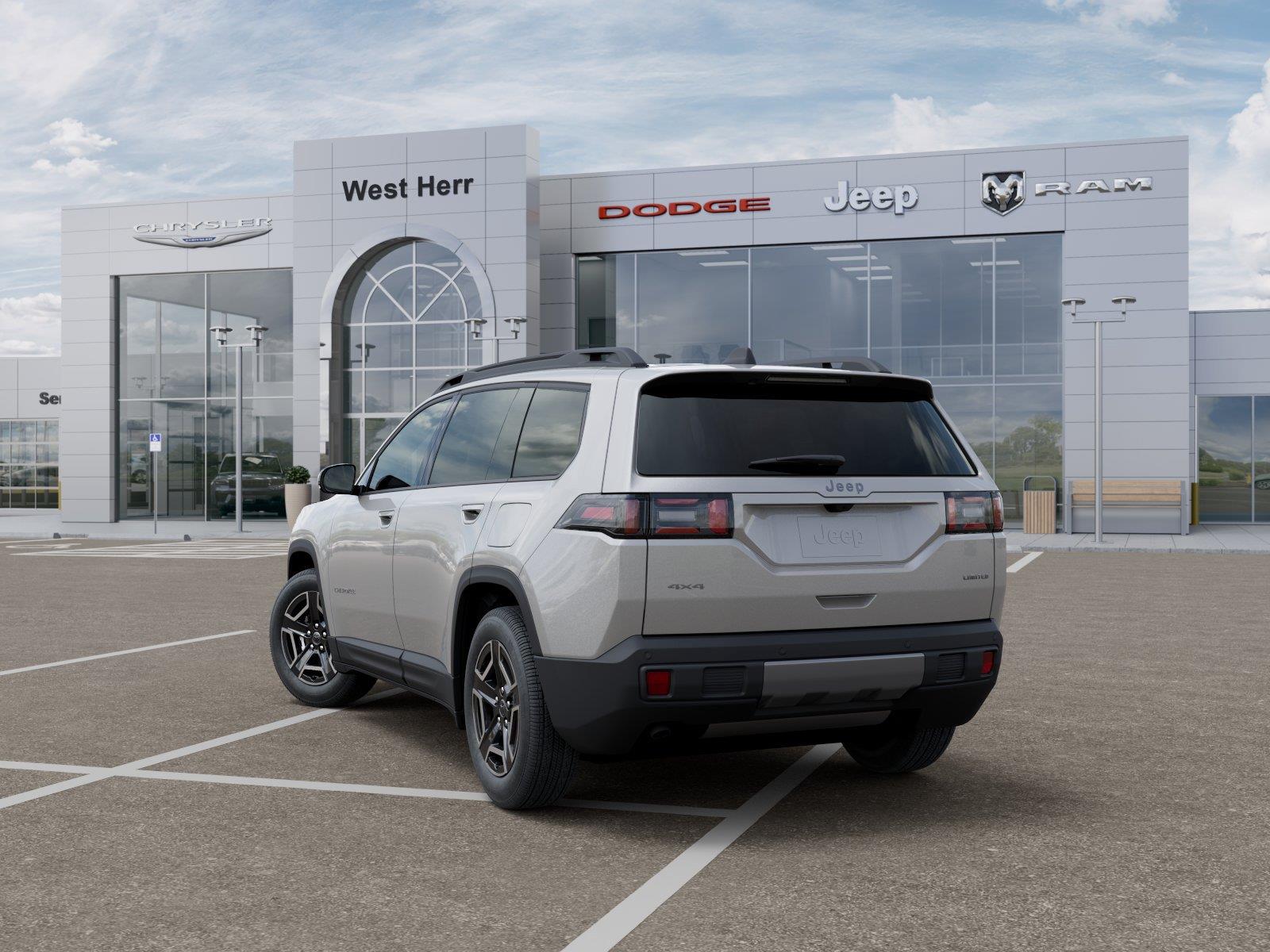New 2026 Silver Zynith Clear-Coat Exter Jeep CHEROKEE LIMITED 4X4 image 3
