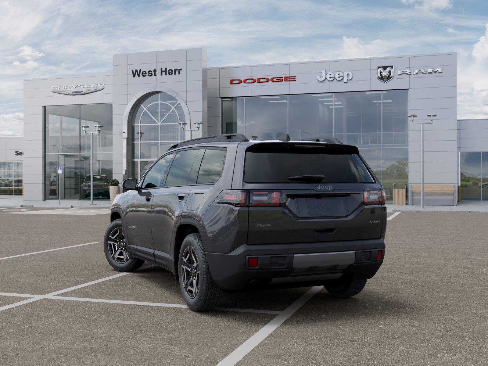 New 2026 Sting-Gray Clear-Coat Exterior Jeep CHEROKEE LIMITED 4X4 image 3
