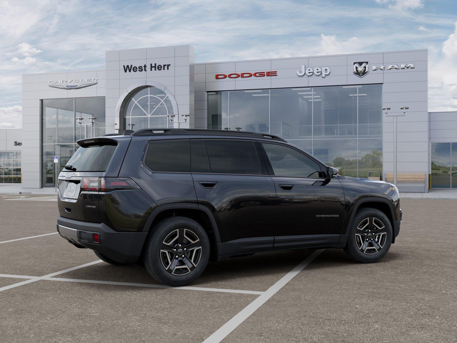 New 2026 Diamond Black Crystal Pearl-Co Jeep CHEROKEE LIMITED 4X4 image 4
