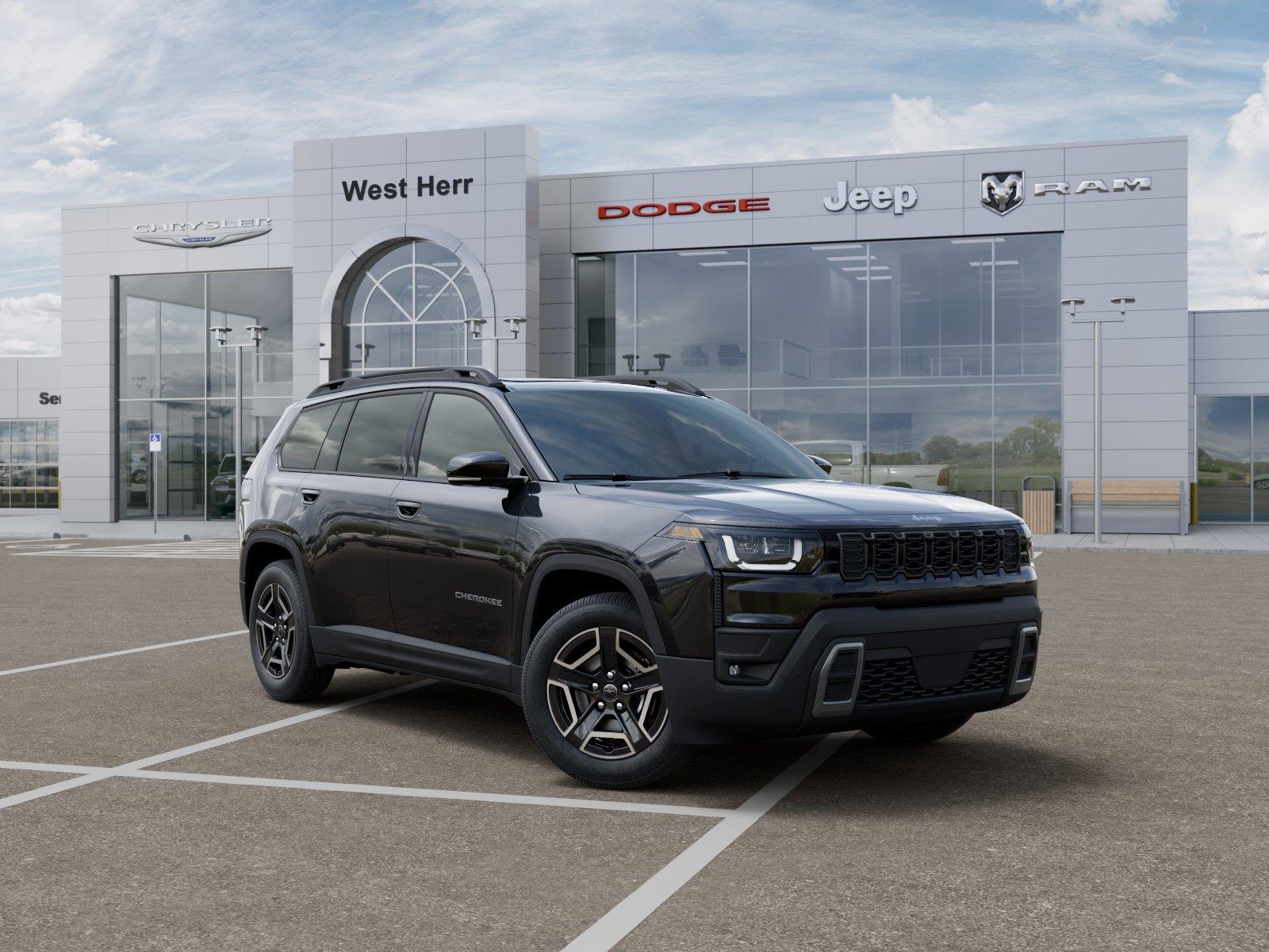 New 2026 Diamond Black Crystal Pearl-Co Jeep CHEROKEE LIMITED 4X4 image 5