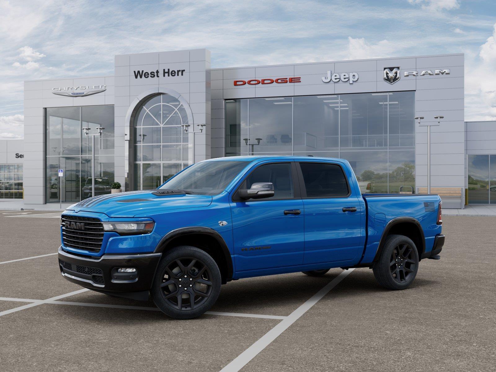 New 2026 Hydro Blue Pearlcoat Ram Laramie image 2