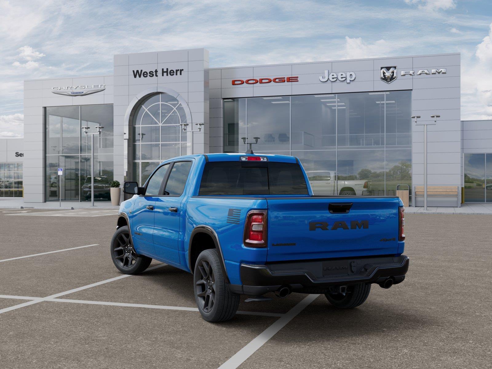 New 2026 Hydro Blue Pearlcoat Ram Laramie image 3