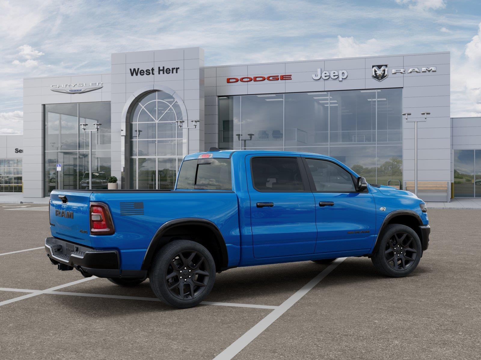 New 2026 Hydro Blue Pearlcoat Ram Laramie image 4